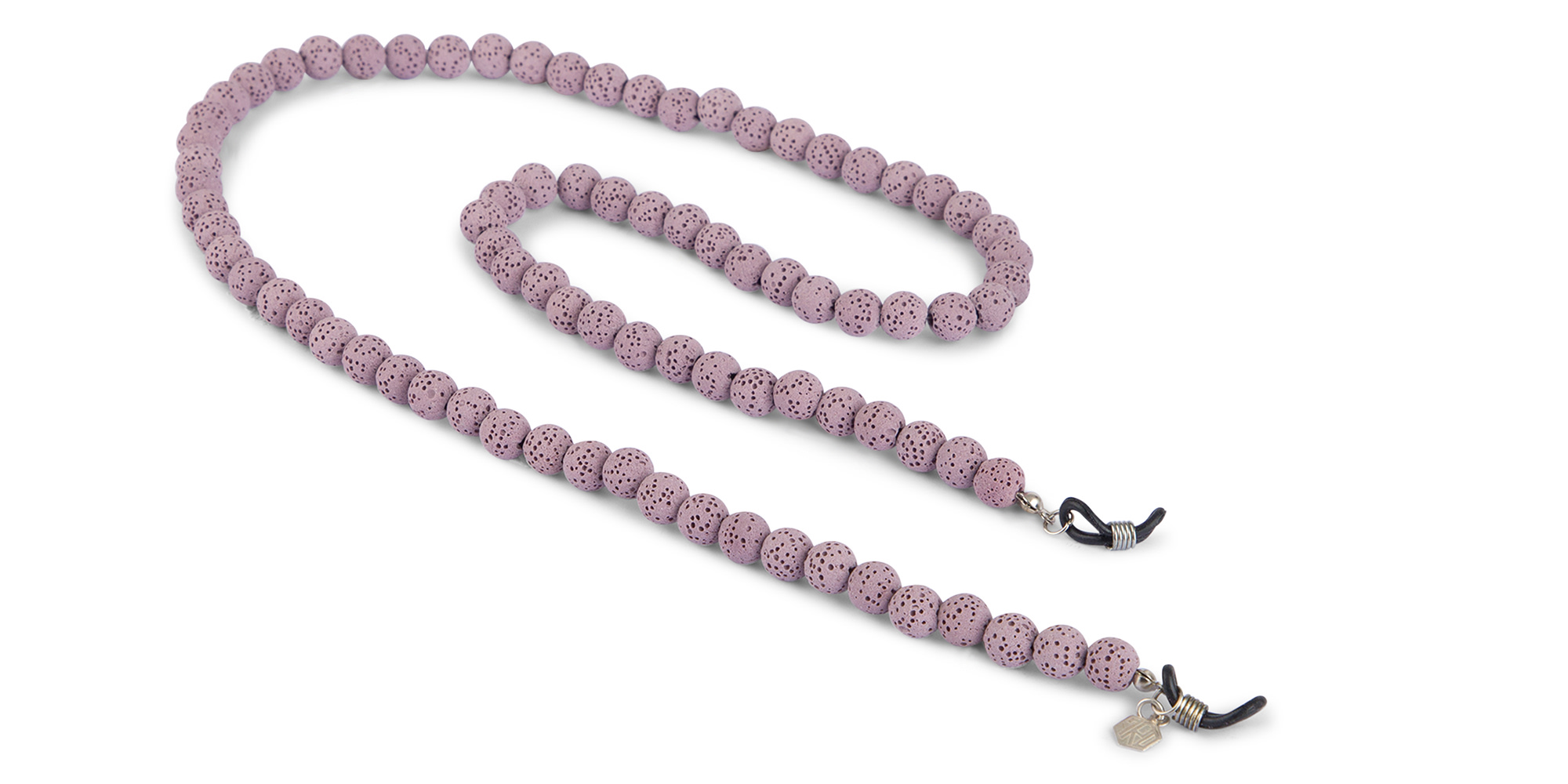 Shop The RICCI DISTRICT Lava Stone Unisex Glasses Chain online.