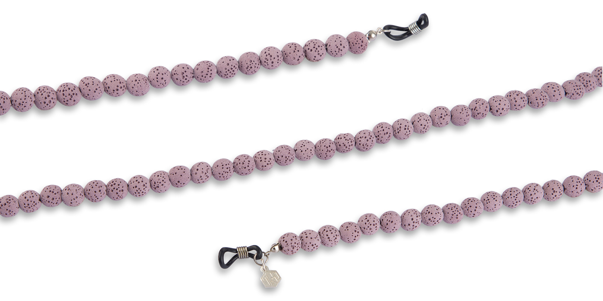 Shop The RICCI DISTRICT Lava Stone Unisex Glasses Chain online.