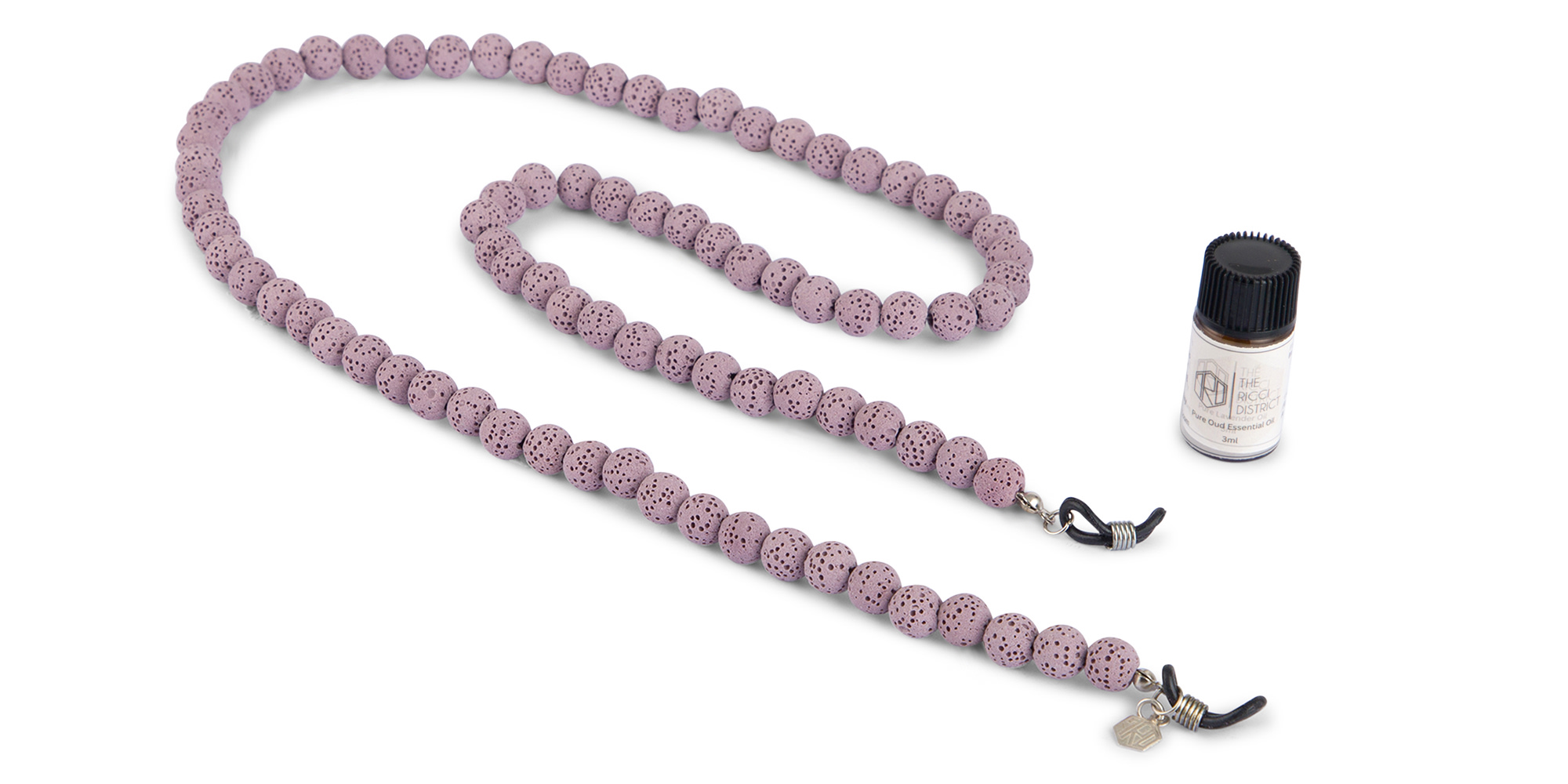 The RICCI DISTRICT Lava Stone Unisex Glasses Chain – Product Photo 2