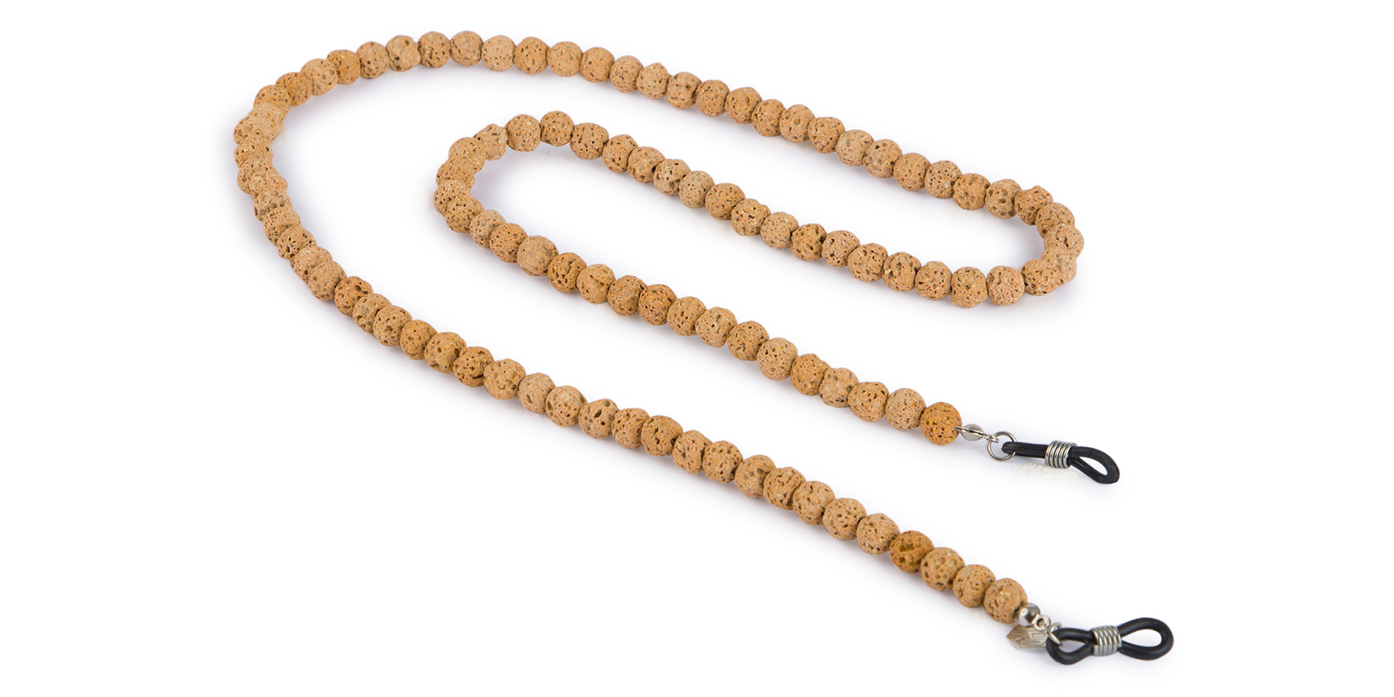 Shop The RICCI DISTRICT Lava Stone Unisex Glasses Chain online.