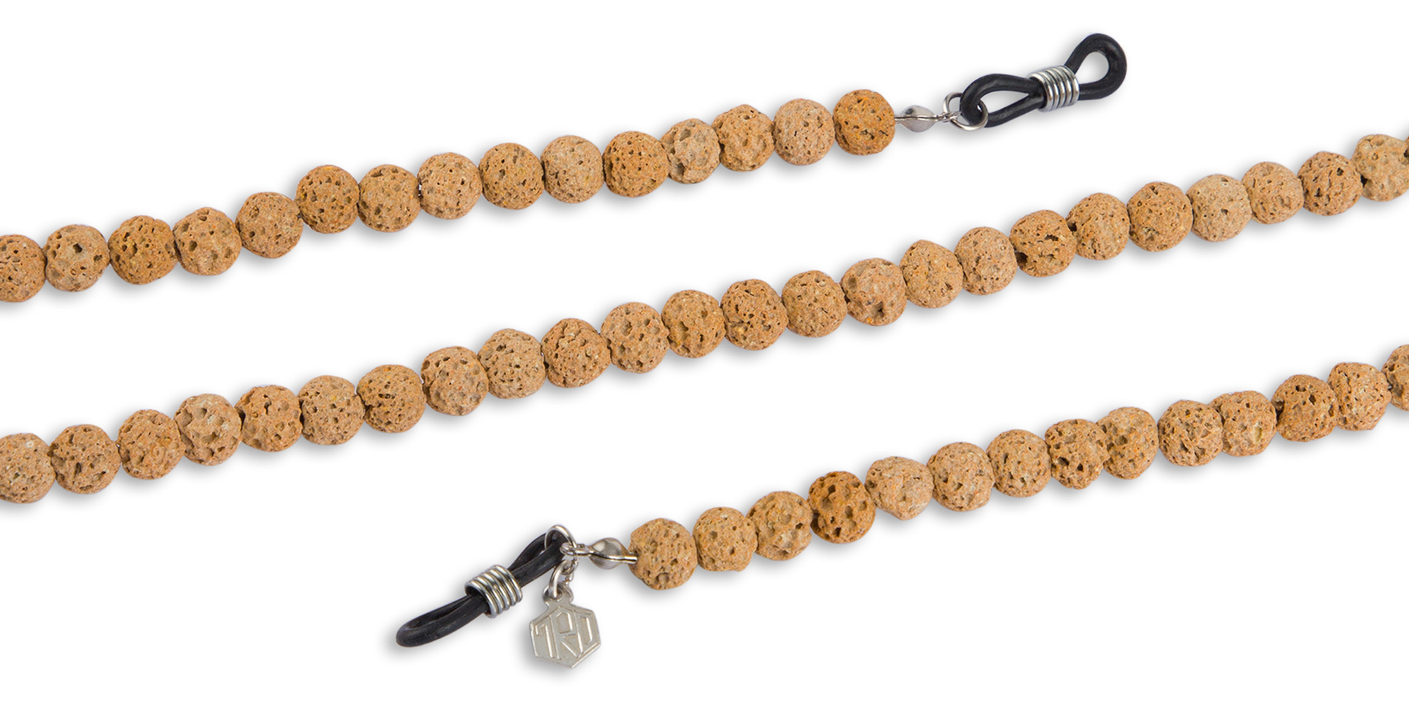 Shop The RICCI DISTRICT Lava Stone Unisex Glasses Chain online.