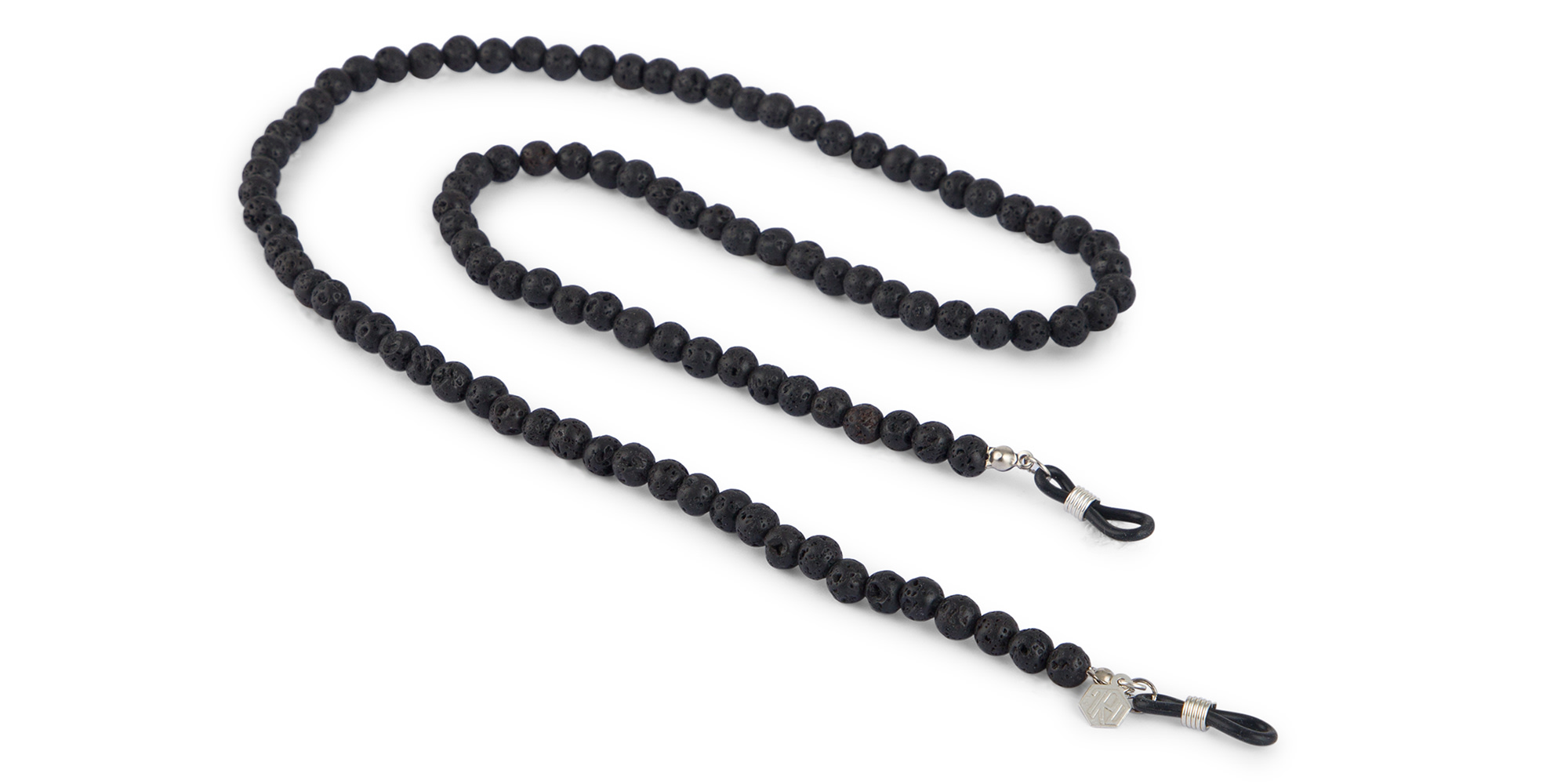 Shop The RICCI DISTRICT Lava Stone Unisex Glasses Chain online.