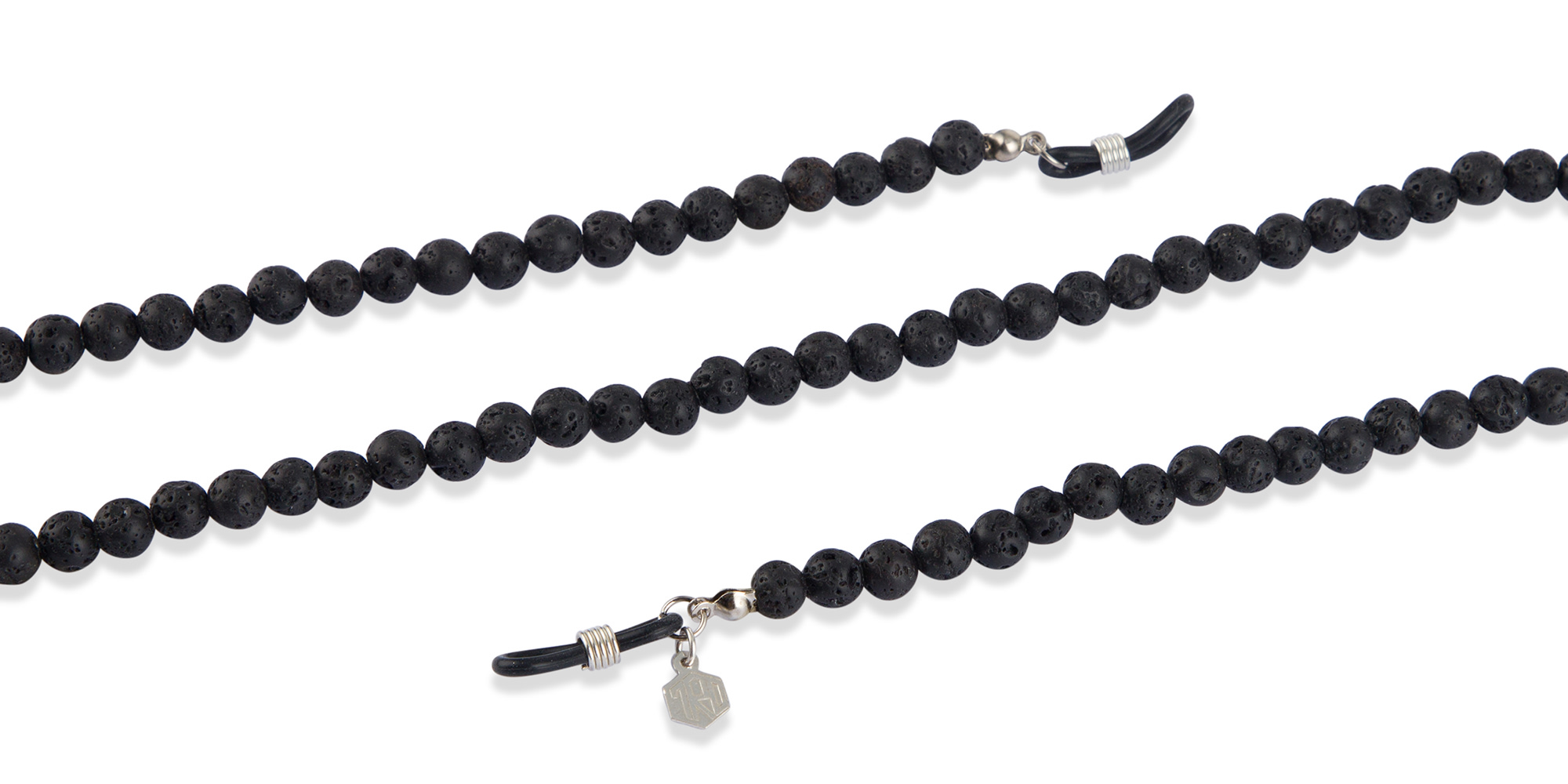 Shop The RICCI DISTRICT Lava Stone Unisex Glasses Chain online.