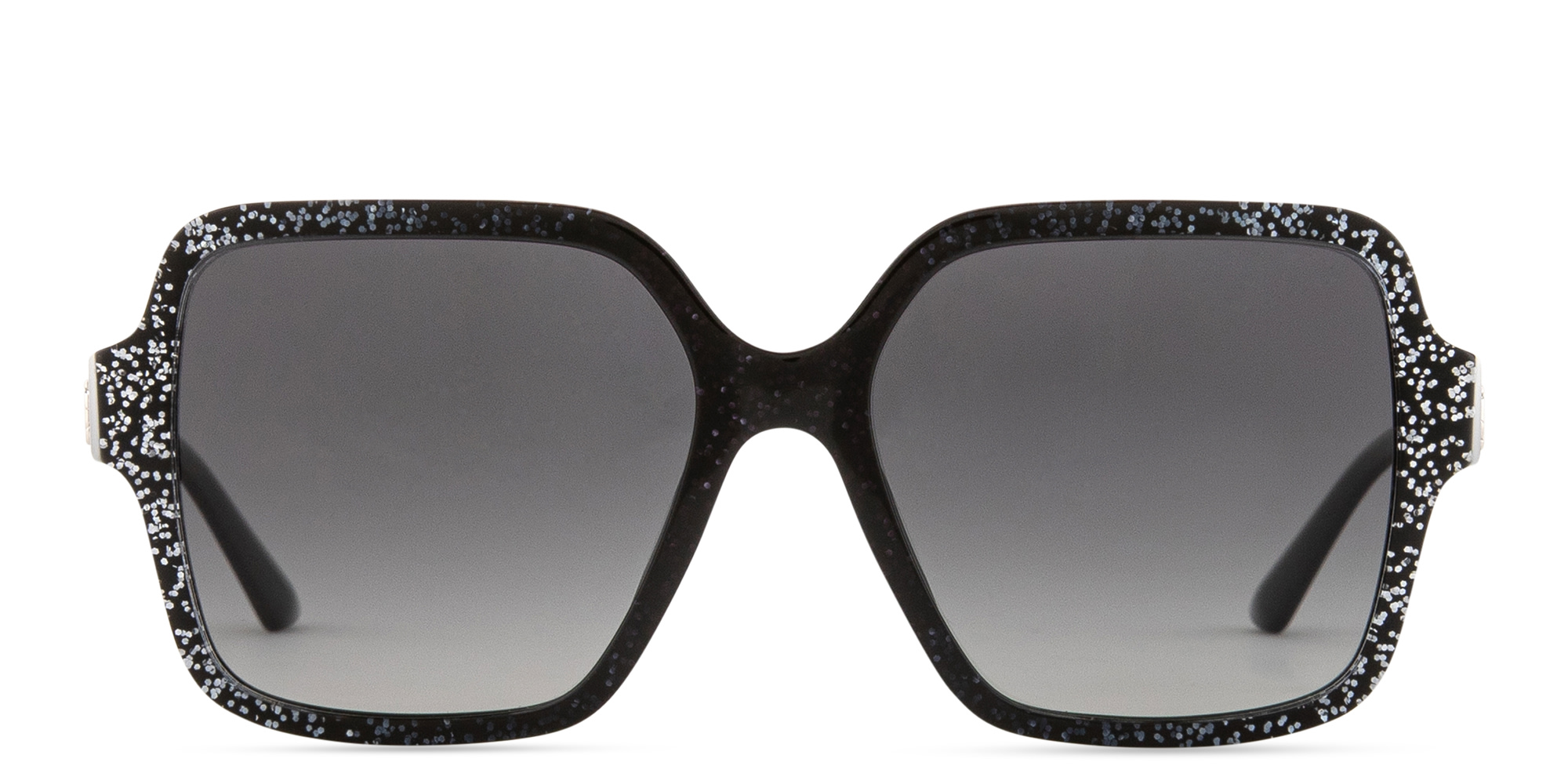 JIMMY CHOO JC Monogram Oversized Square Sunglasses in Black – Product Photo 1