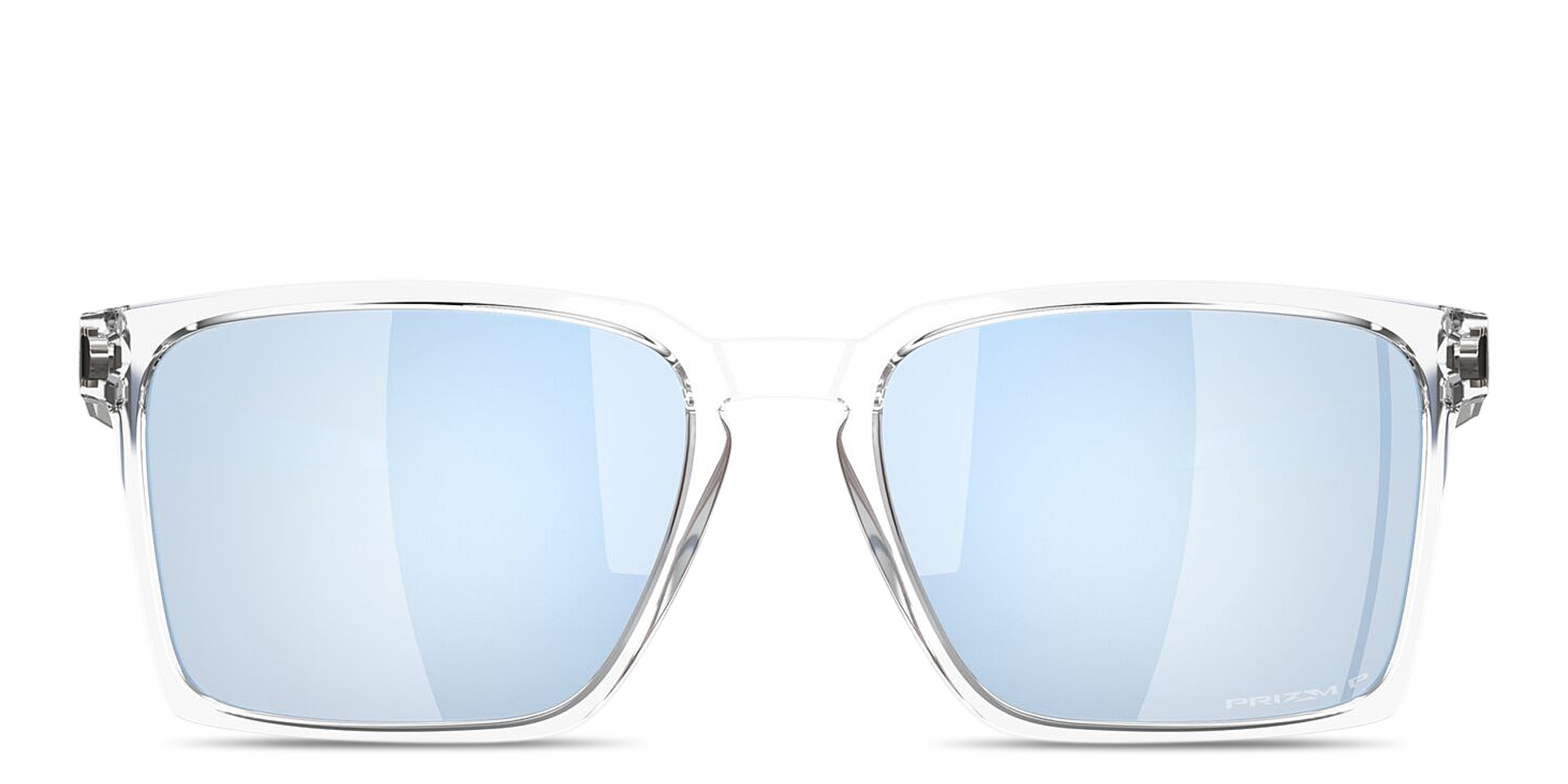 Shop Oakley Exchange Unisex Rectangle Sunglasses in Clear online.