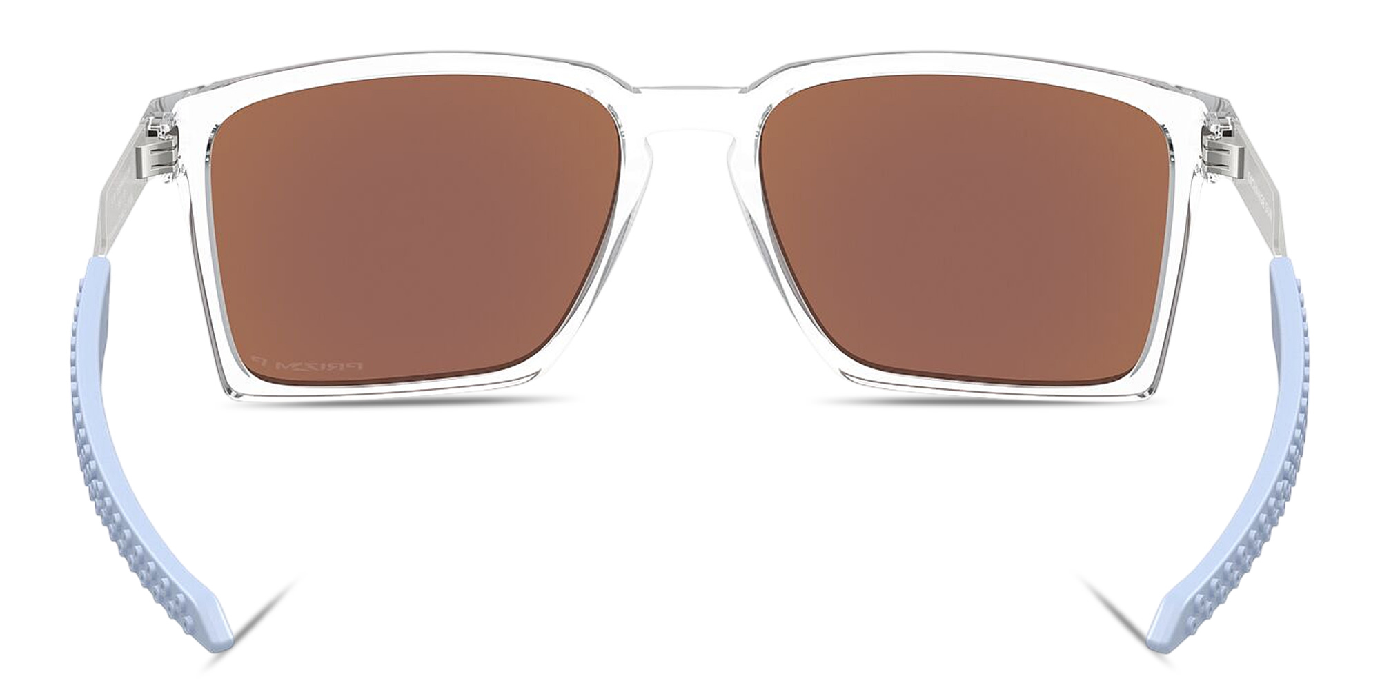 Shop Oakley Exchange Unisex Rectangle Sunglasses in Clear online.