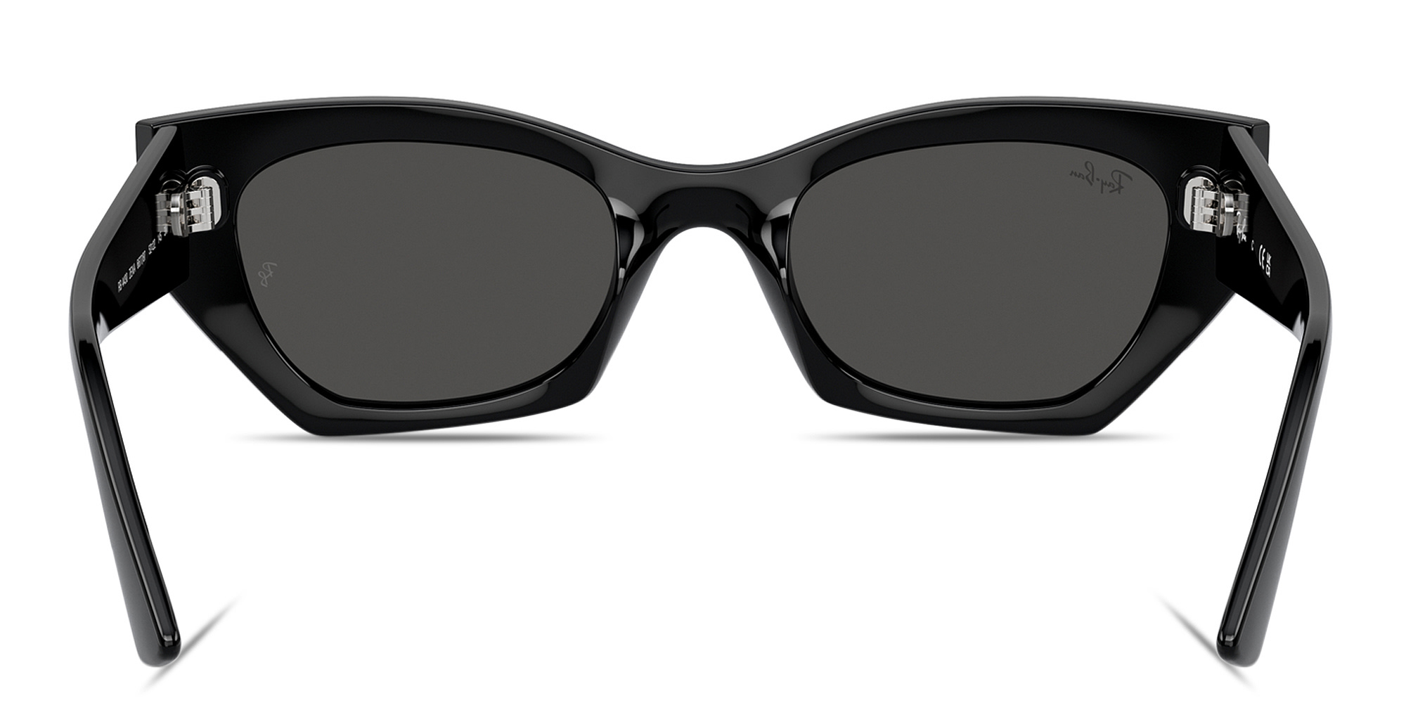 تسوق نظارات شمسية زينا بإطار غير منتظم للجنسين مصنوعة من مواد حيوية راي بان بلون أسود أونلاين.