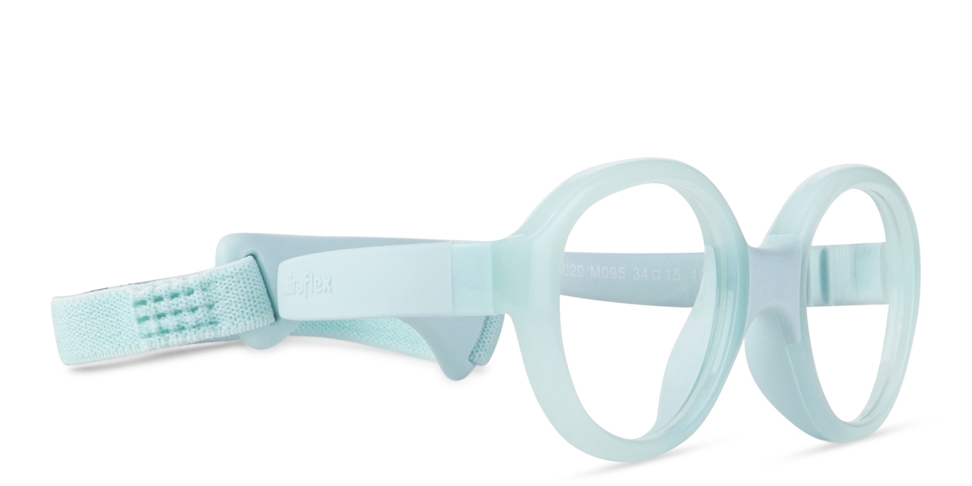Shop Mira Flex Kids Oval Eyeglasses in Blue online.