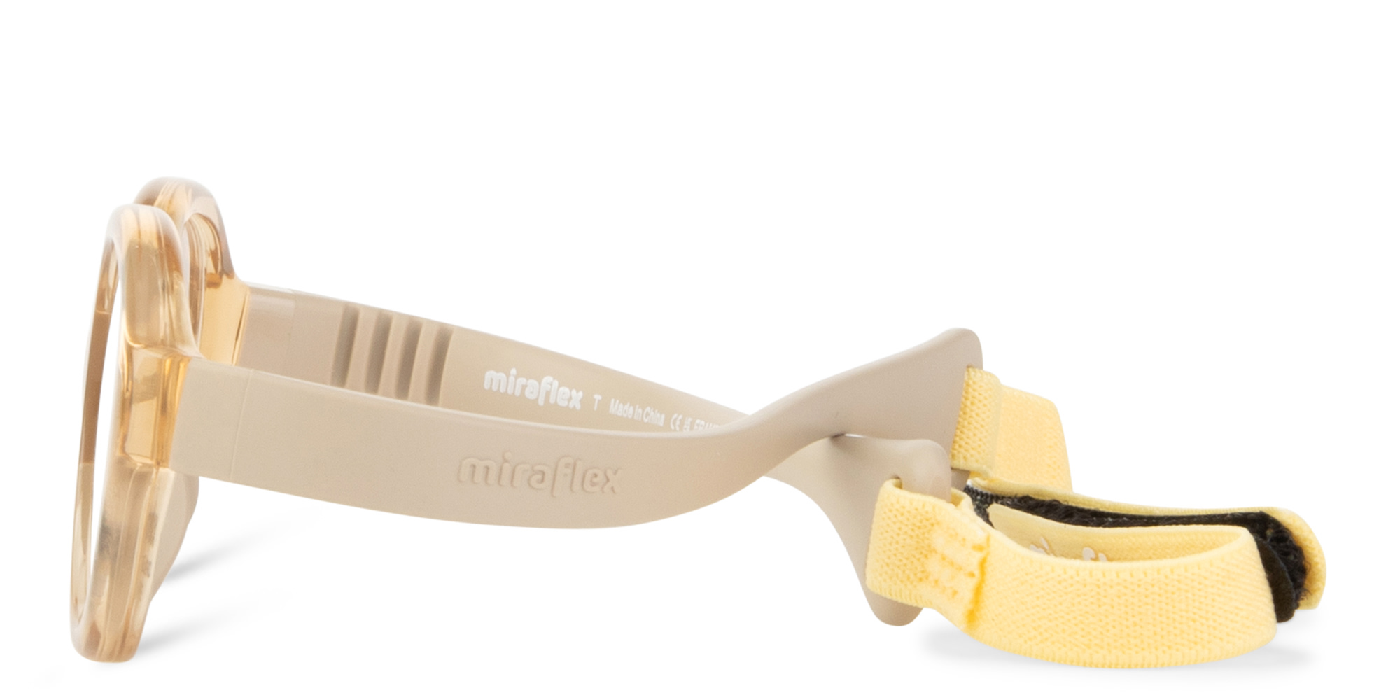 Shop Mira Flex Kids Oval Eyeglasses in Light Brown online.