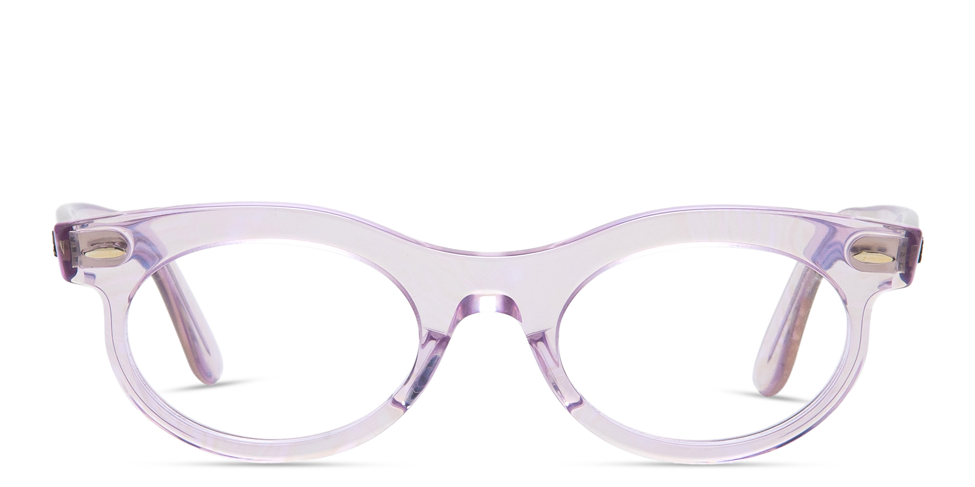 Ray-Ban Wayfarer Oval Optics Change Eyeglasses in Purple – Product Photo 1