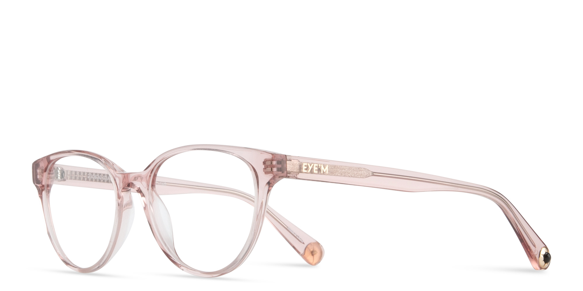 EYE'M Cat-Eye Eyeglasses in Pink – Product Photo 2
