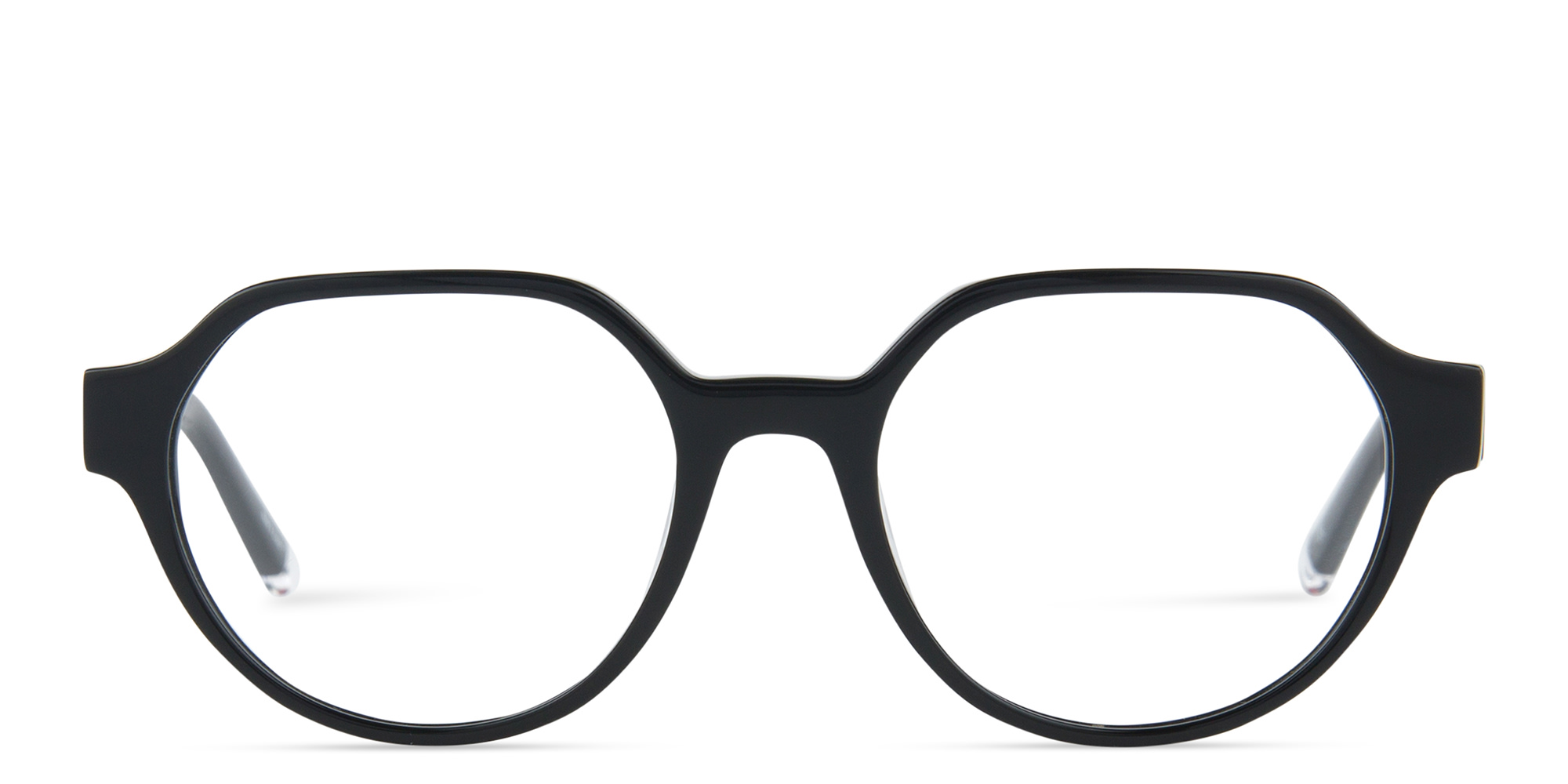 EYE'M Round Eyeglasses in Black – Product Photo 1