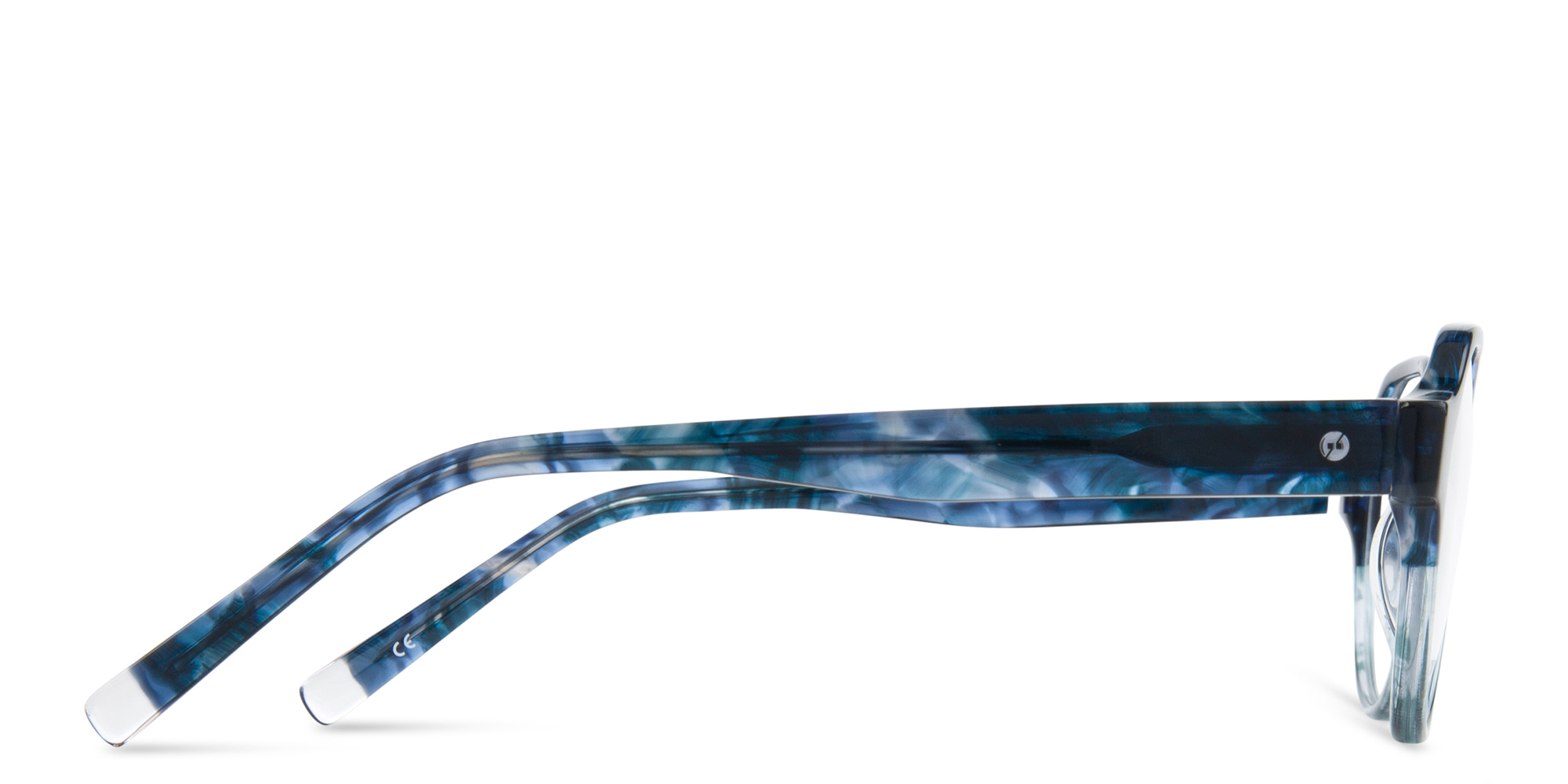 Shop EYE'M Round Eyeglasses in Blue online.