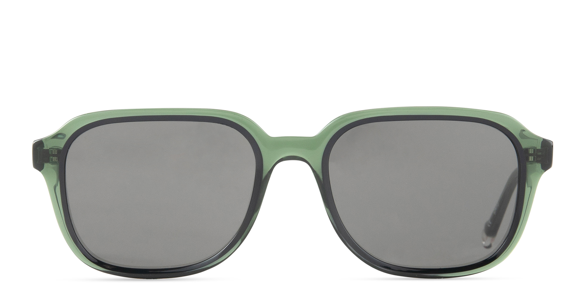 EYE'M Square Sunglasses in Green – Product Photo 1