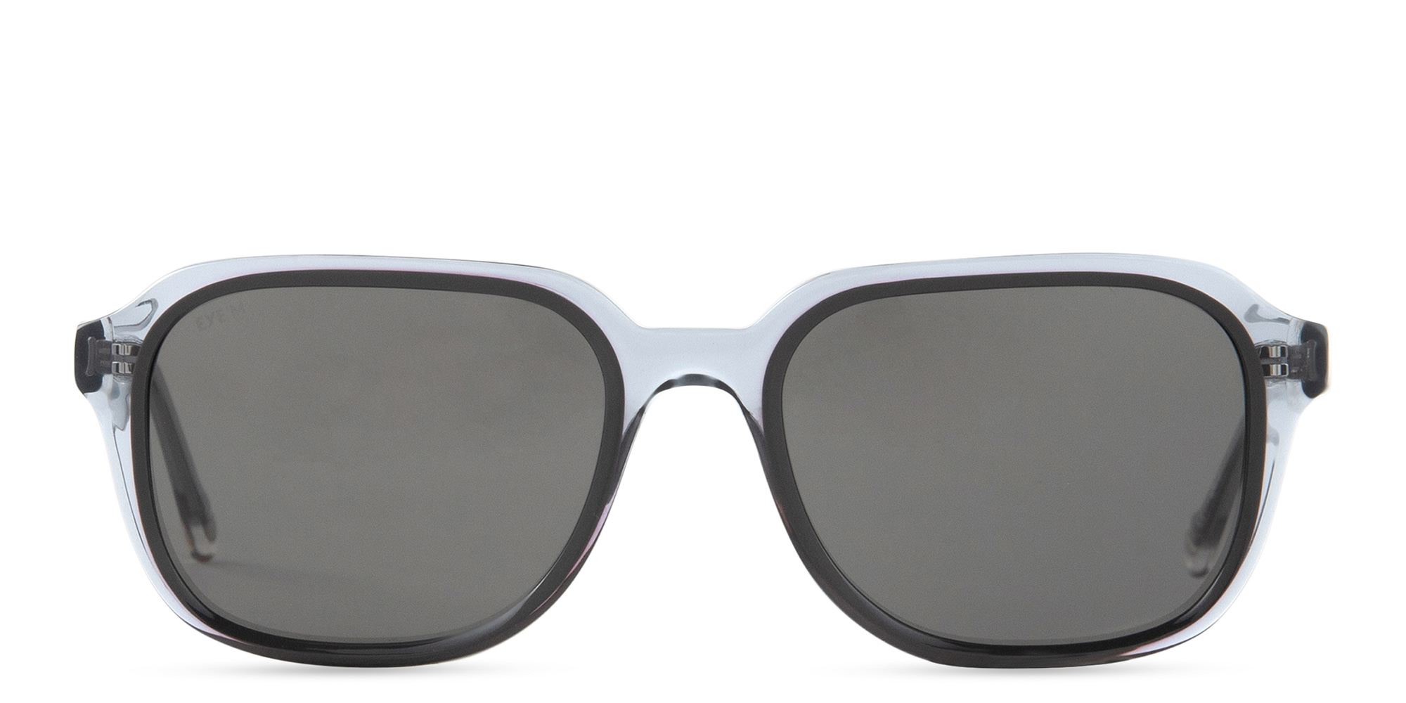 Shop EYE'M Square Sunglasses in Grey online.