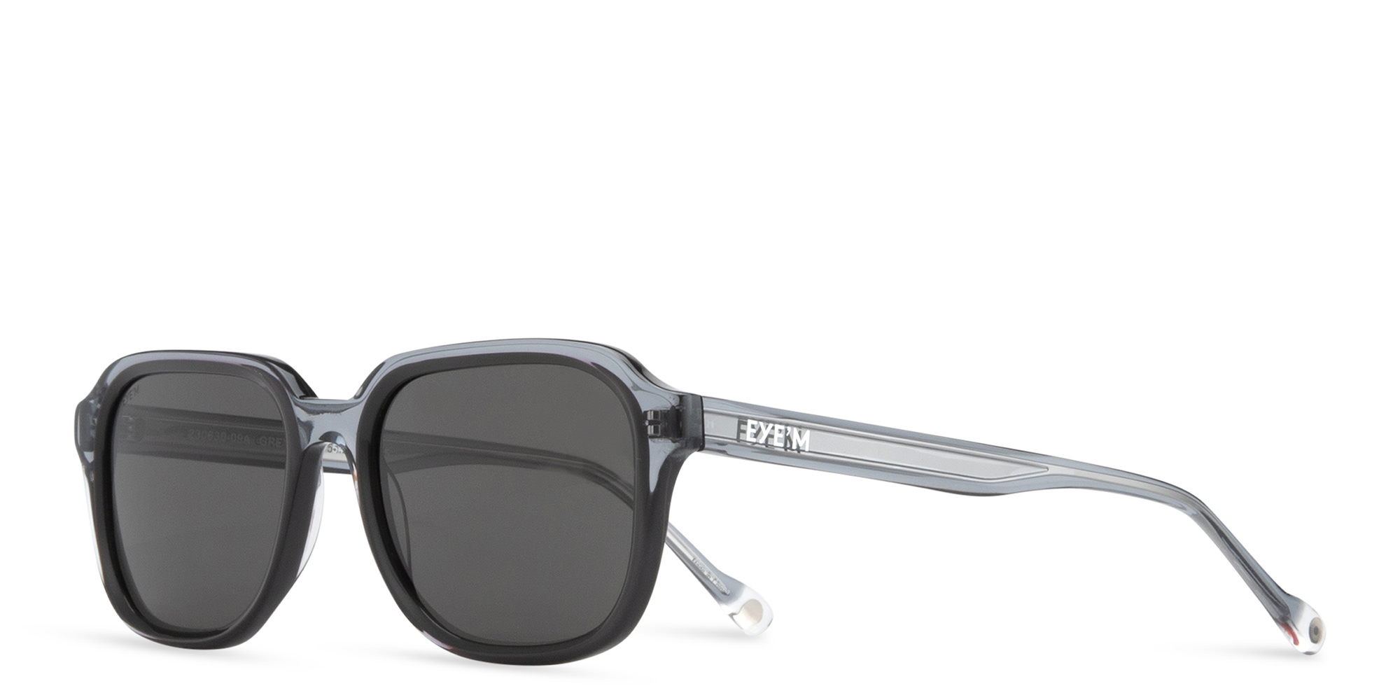 Shop EYE'M Square Sunglasses in Grey online.