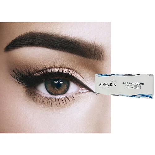 Amara 1-Day Color Contact Lenses - Shark Gray – Product Photo 1