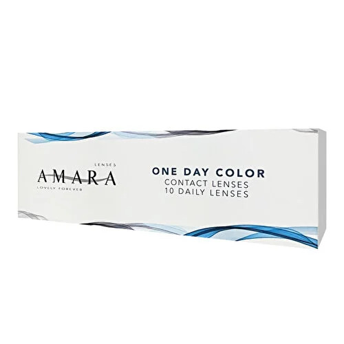 Amara 1-Day Color Contact Lenses - Shark Gray – Product Photo 2