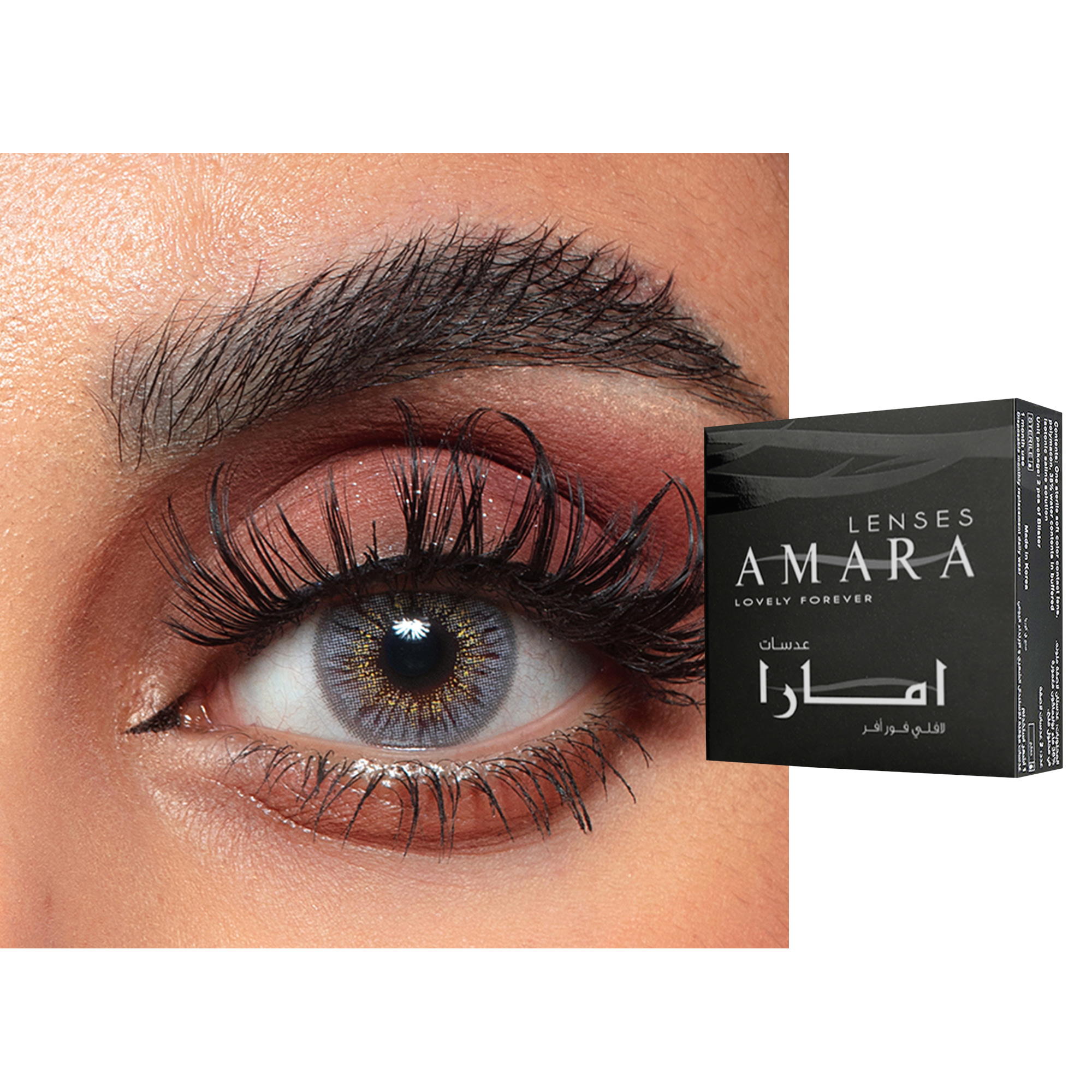 Shop Amara Monthly Color Contact Lenses - Elegant online.