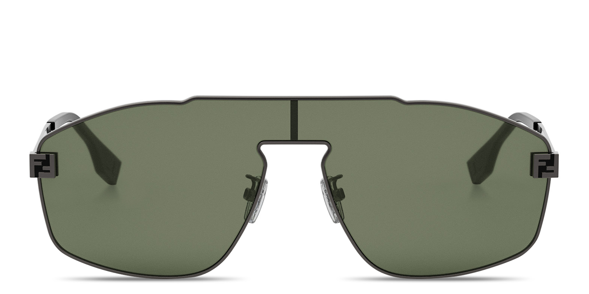 FENDI Fendi Sky Aviator Sunglasses in Ruthenium – Product Photo 1