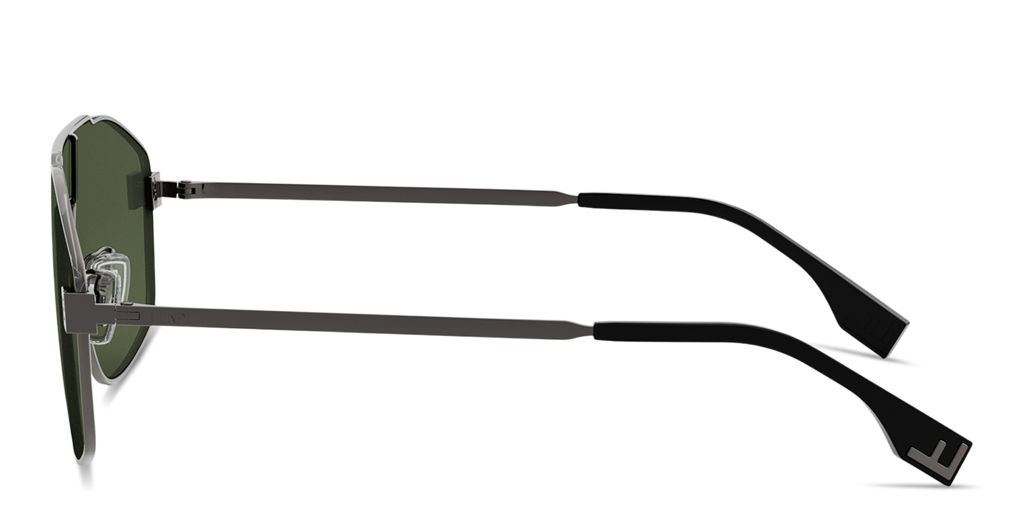 FENDI Fendi Sky Aviator Sunglasses in Ruthenium – Product Photo 3