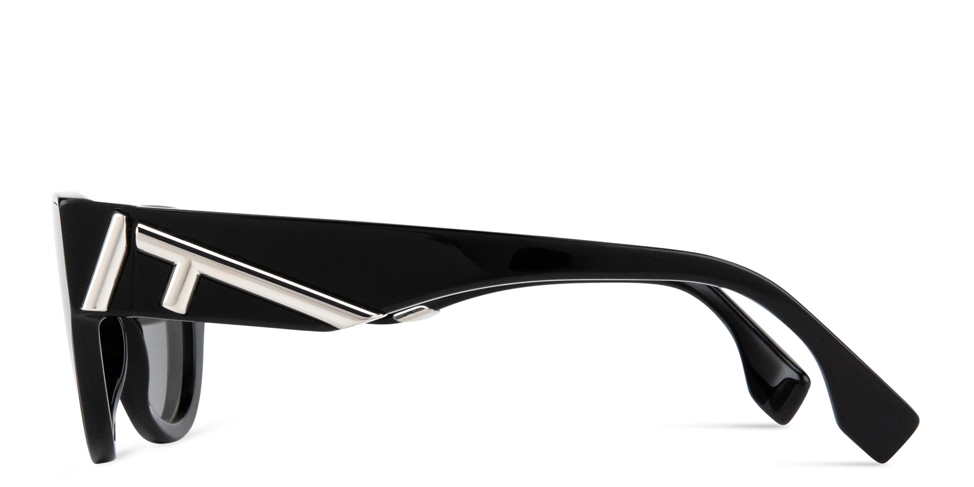 FENDI First Cat-Eye Sunglasses in Black – Product Photo 3