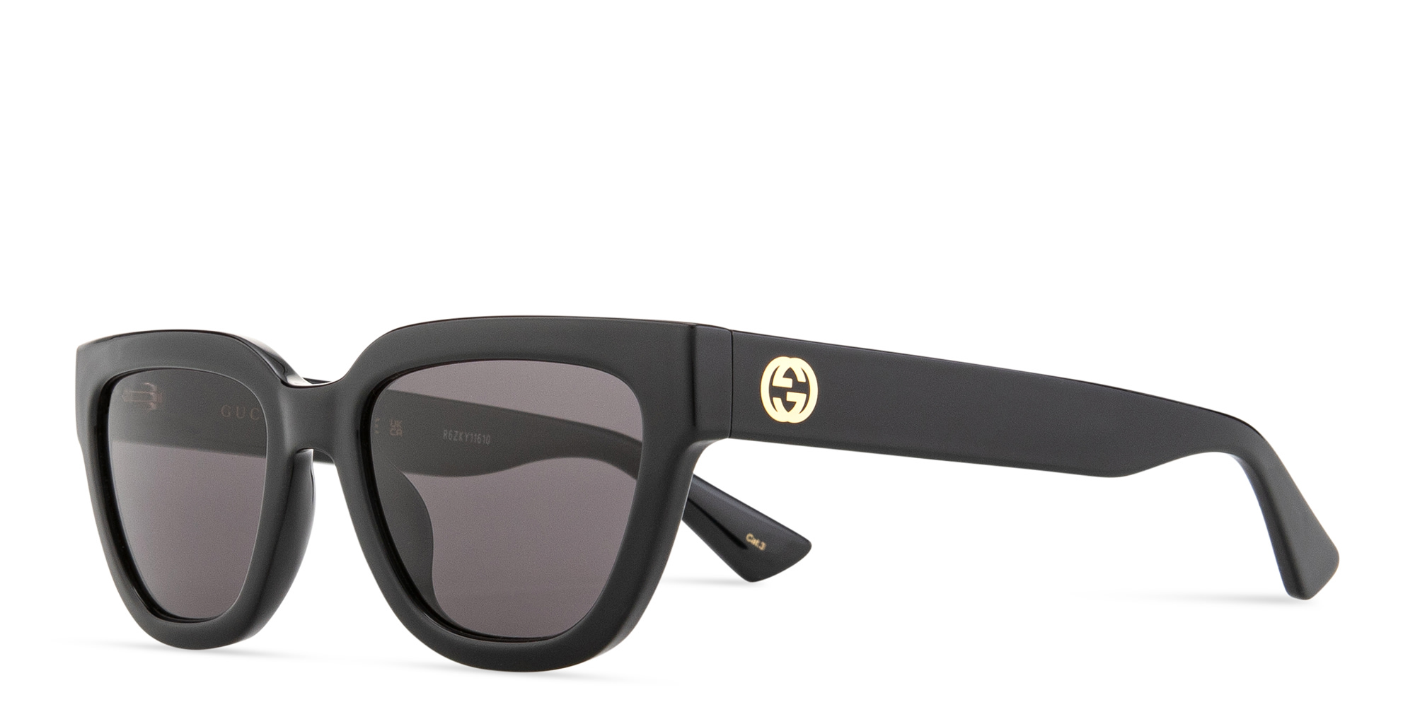 GUCCI GG Logo Cat-Eye Sunglasses in Black – Product Photo 2