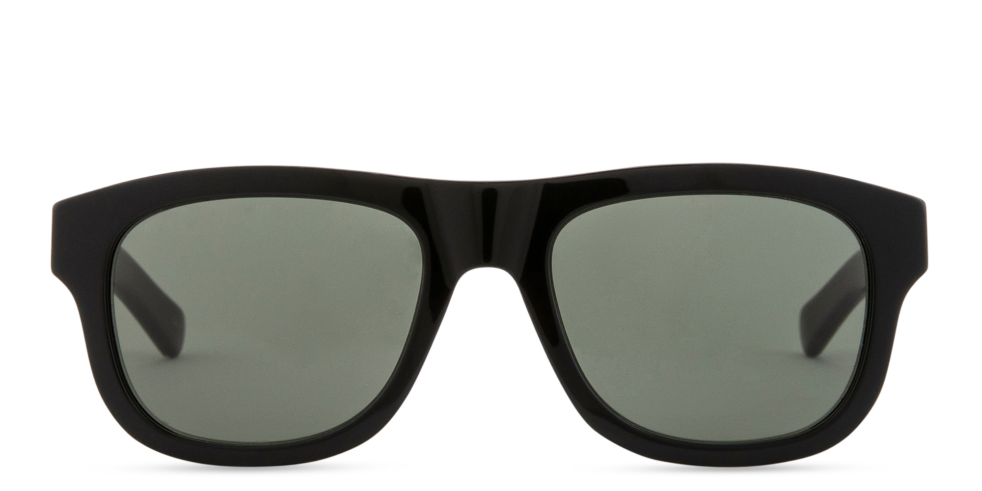 Shop GUCCI Web Square Sunglasses in Black online.
