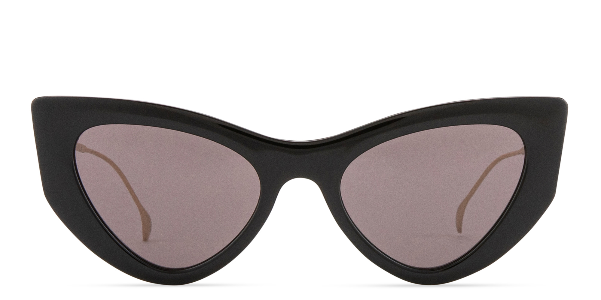 Shop GUCCI Gucci Fork Cat-Eye Sunglasses in Black online.