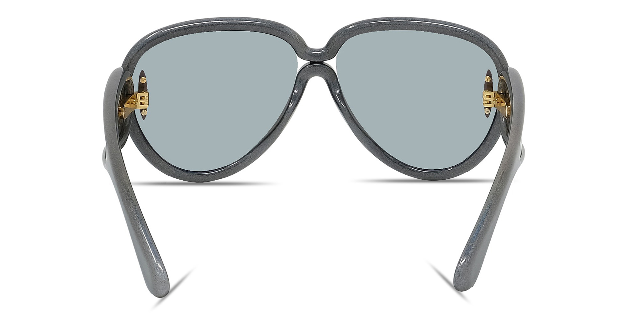 LOEWE Anagram Black Pilot Sunglasses in Grey – Product Photo 4