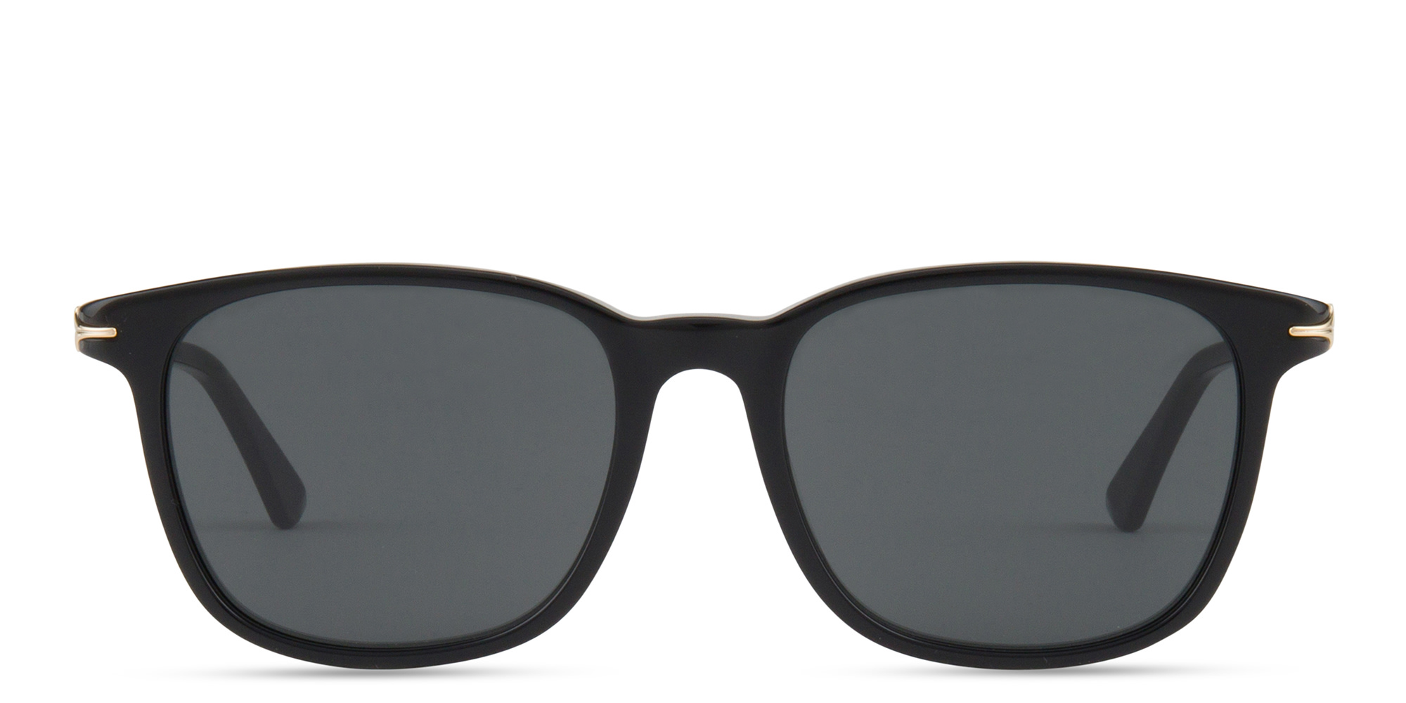 MONTBLANC Nib Square Sunglasses in Black – Product Photo 1