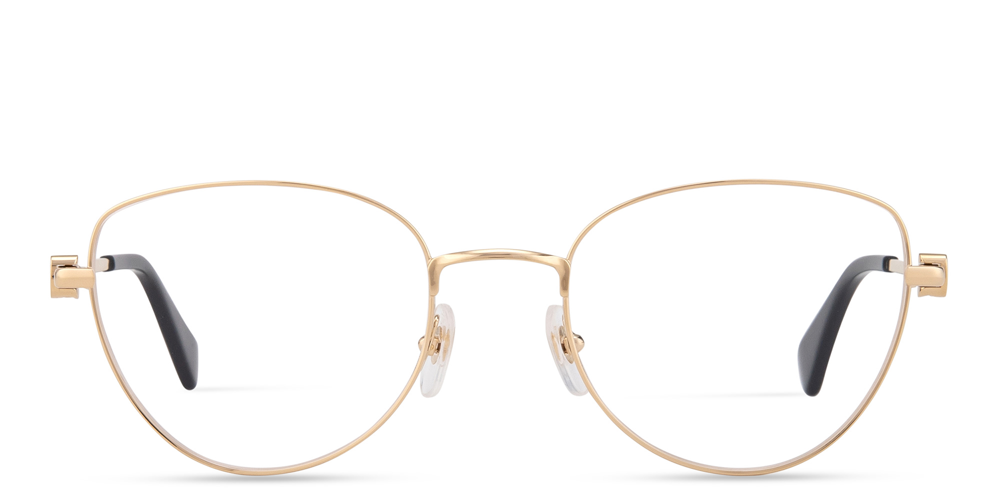 Cartier Signature 'C'de Cartier Wide Round Eyeglasses in Gold – Product Photo 1