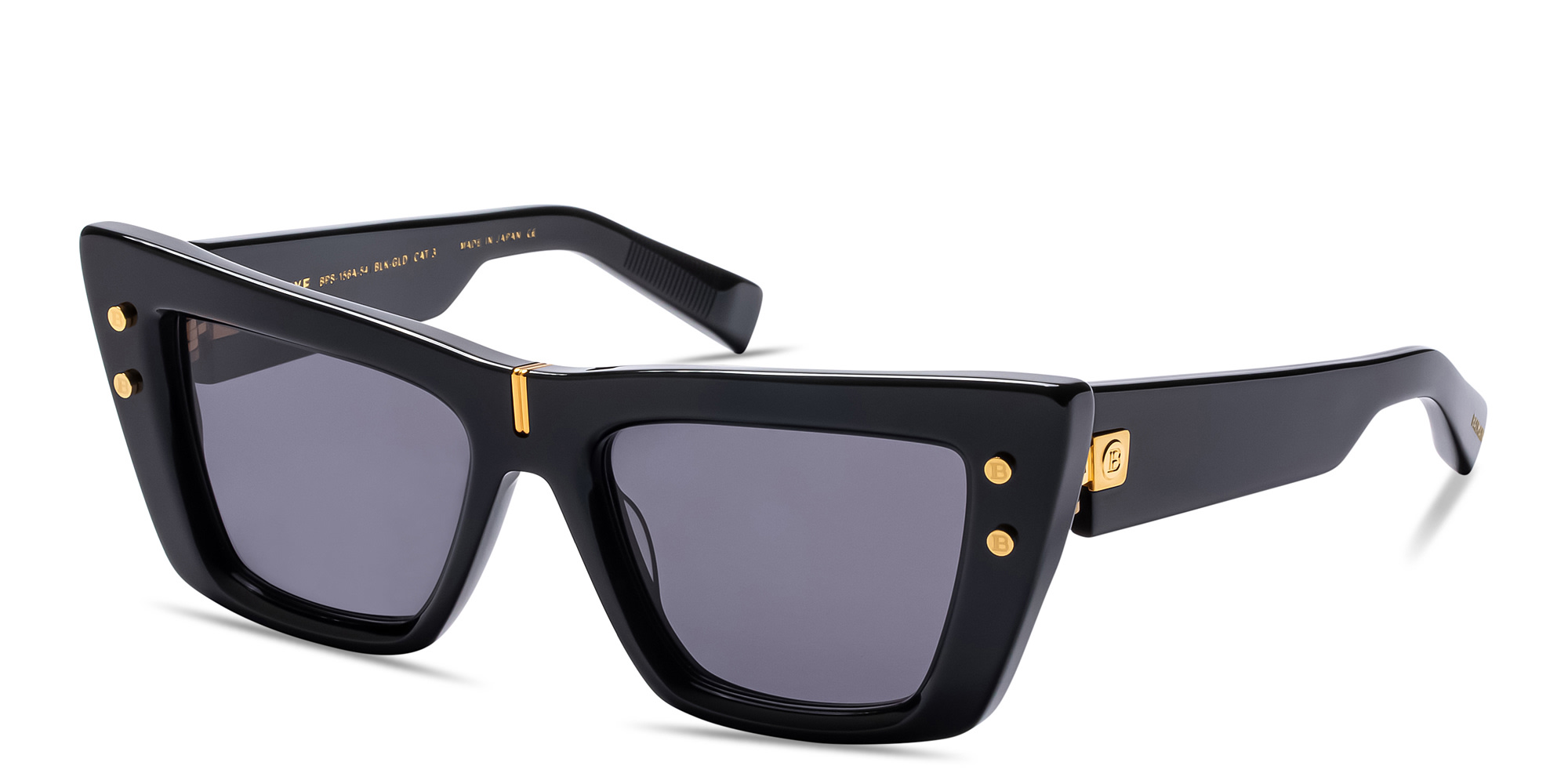 Shop BALMAIN B-Eye Cat-Eye Sunglasses in Black online.