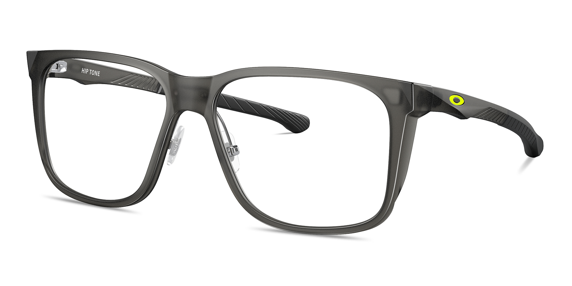 Oakley Hip Tone Square Eyeglasses in Grey – Product Photo 2