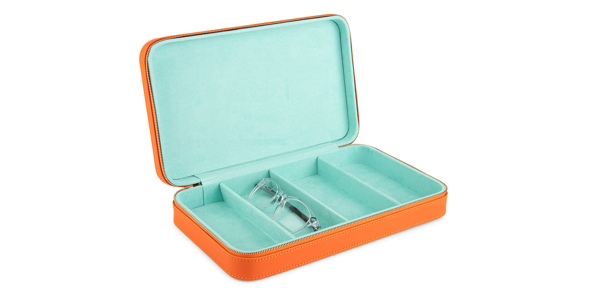 علبة نظارات للسفر من الجلد للجنسين من علبة نظارات MO - صورة المنتج 5