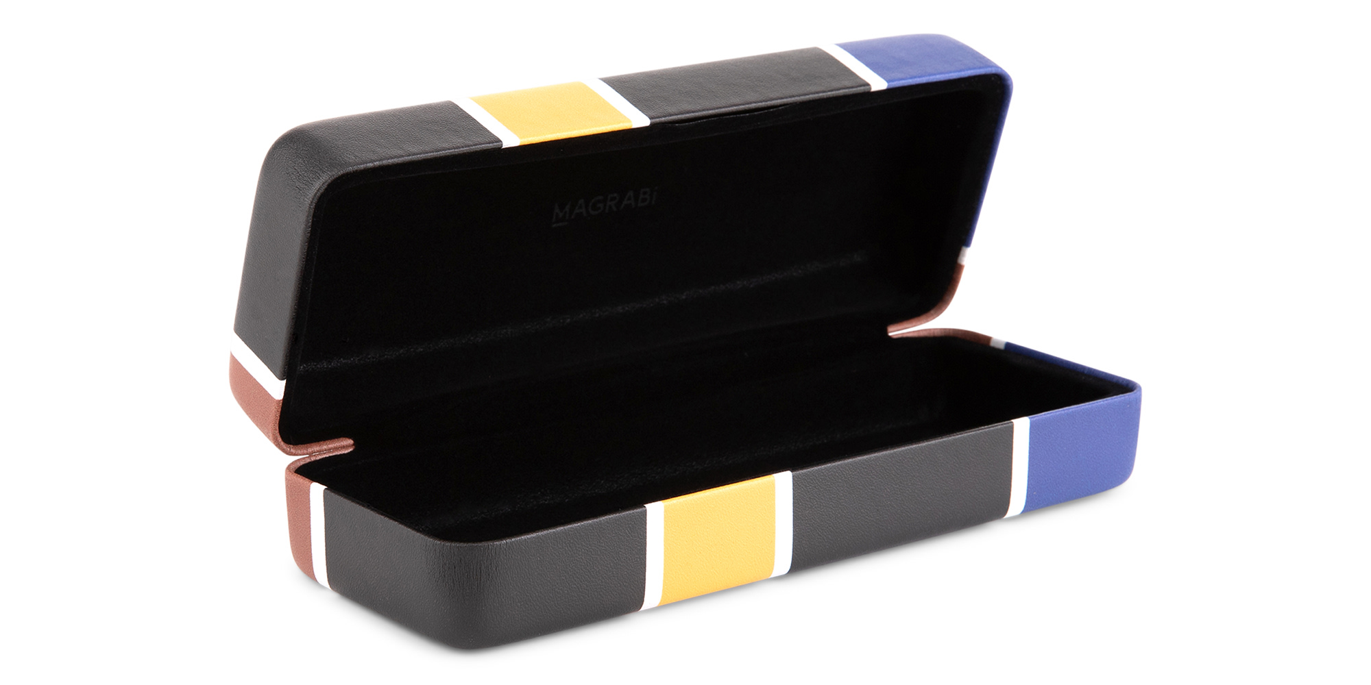 MO Cases Unisex Leather Glasses Travel Case – Product Photo 4