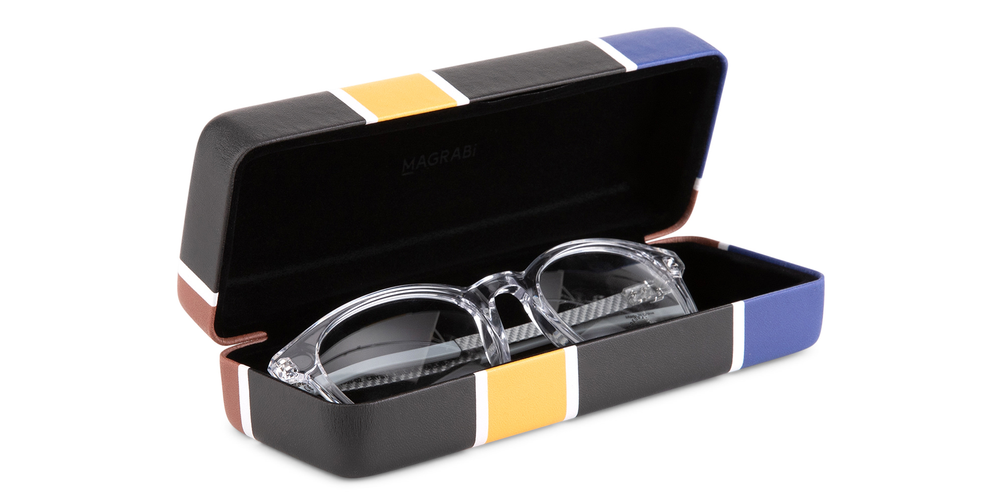 MO Cases Unisex Leather Glasses Travel Case – Product Photo 6