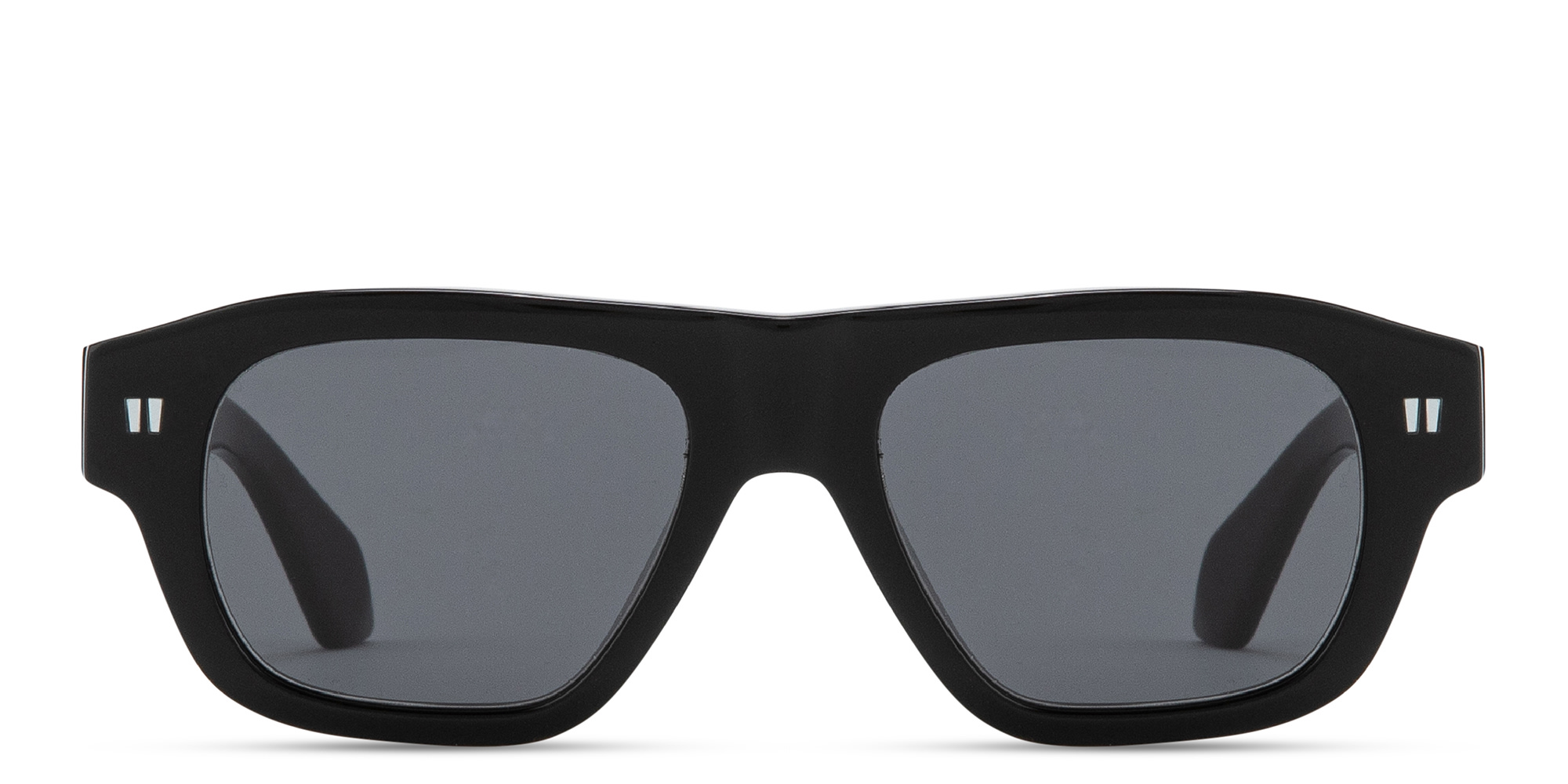OFF WHITE Providence Unisex Square Sunglasses in Black – Product Photo 1