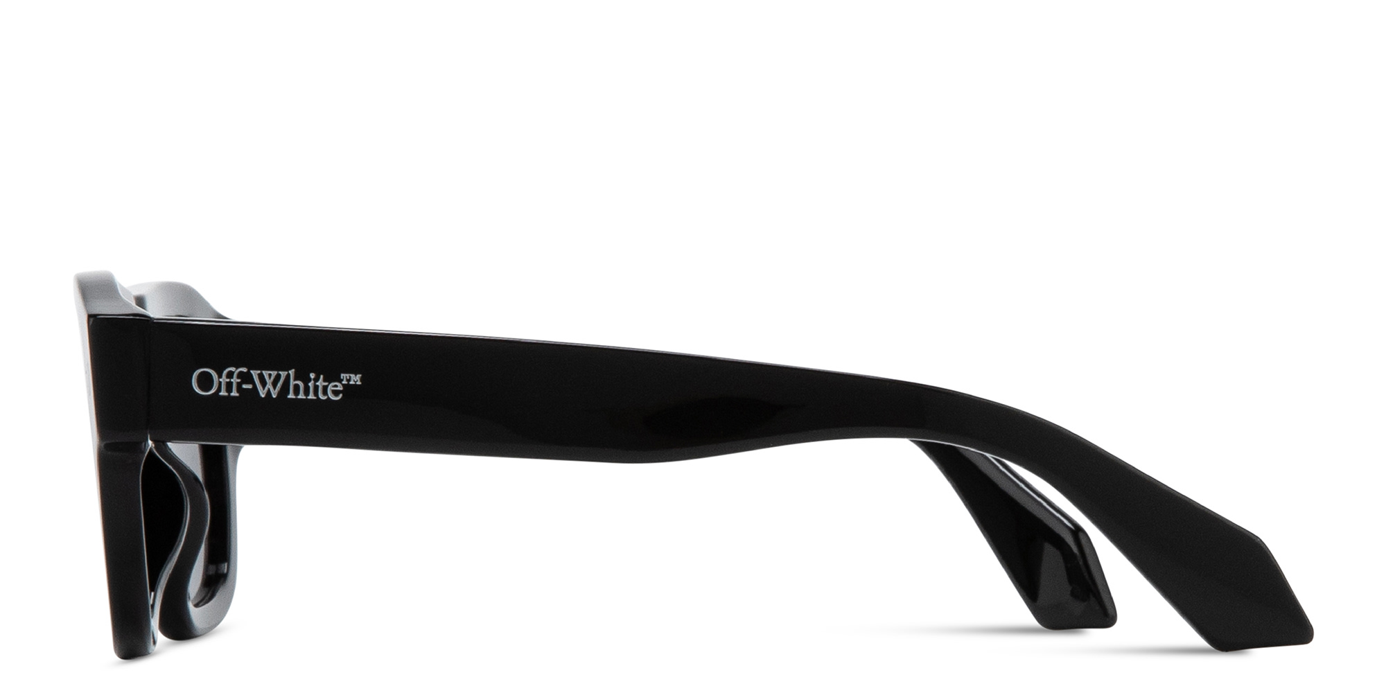 OFF WHITE Providence Unisex Square Sunglasses in Black – Product Photo 4