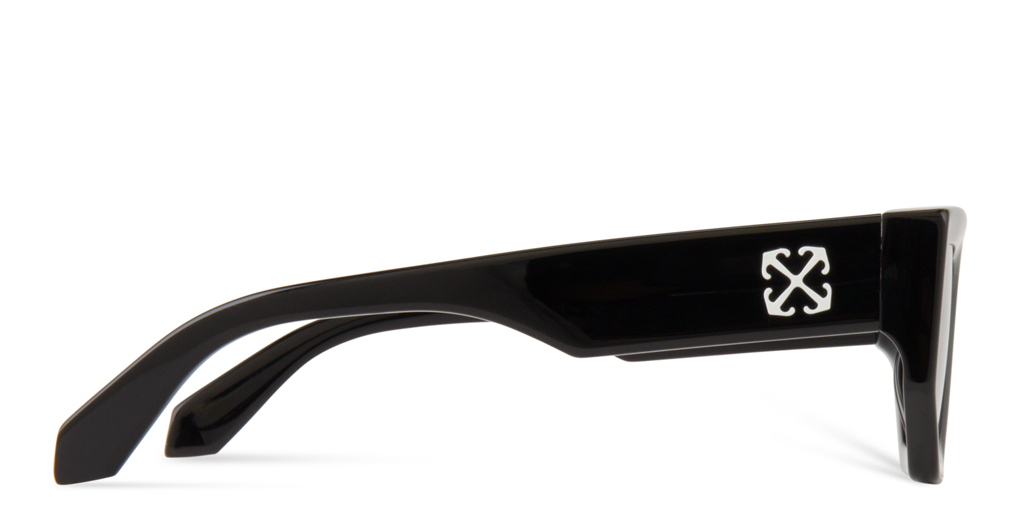 Shop OFF WHITE Vancouver Unisex Square Sunglasses in Black online.