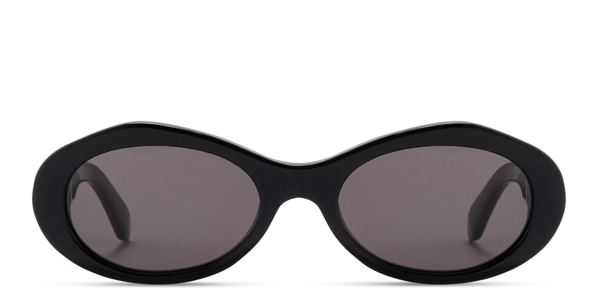 OFF WHITE Edison Unisex Oval Sunglasses in Black – Product Photo 1