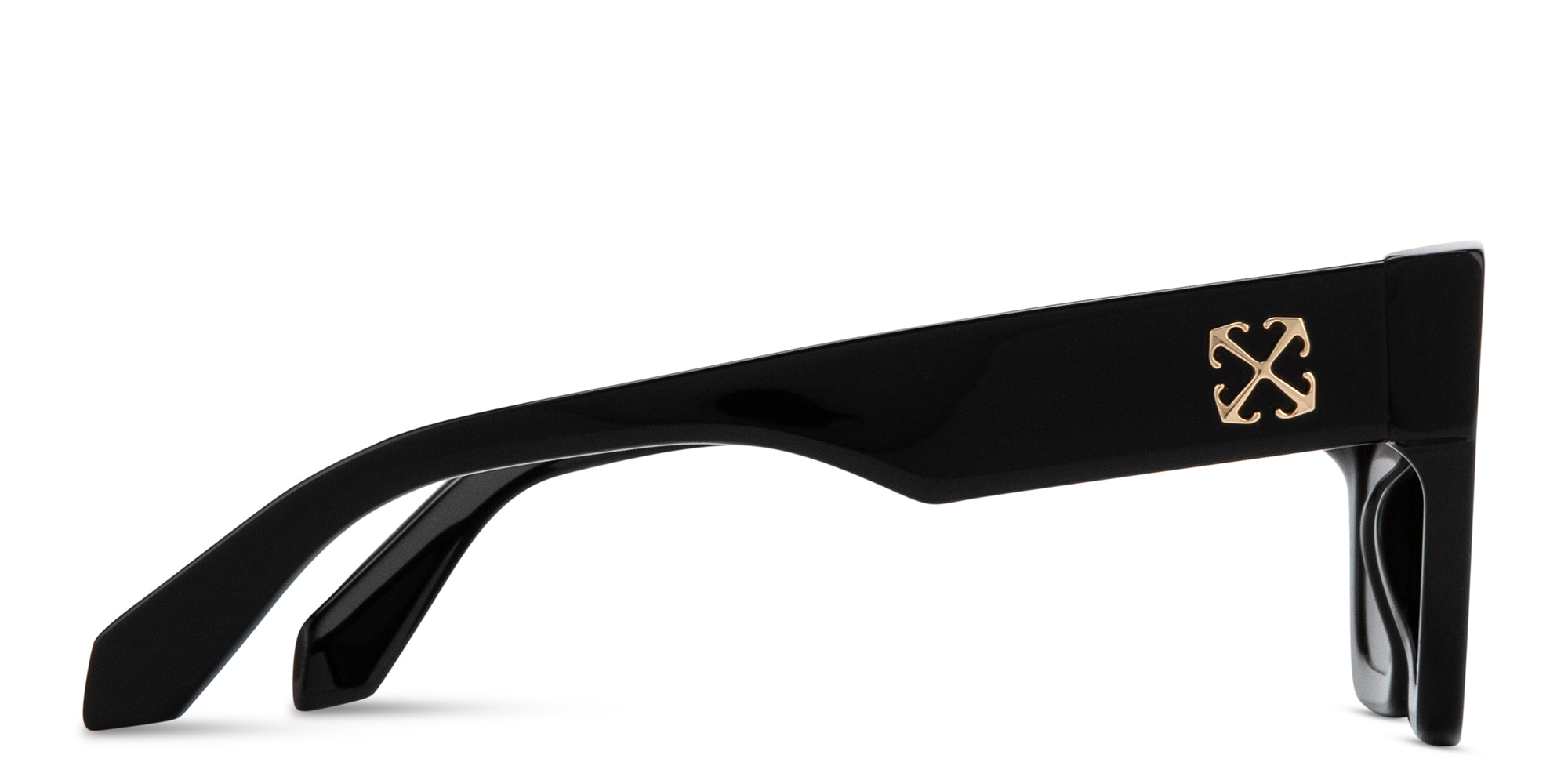 Shop OFF WHITE Jackson Unisex Square Sunglasses in Black online.