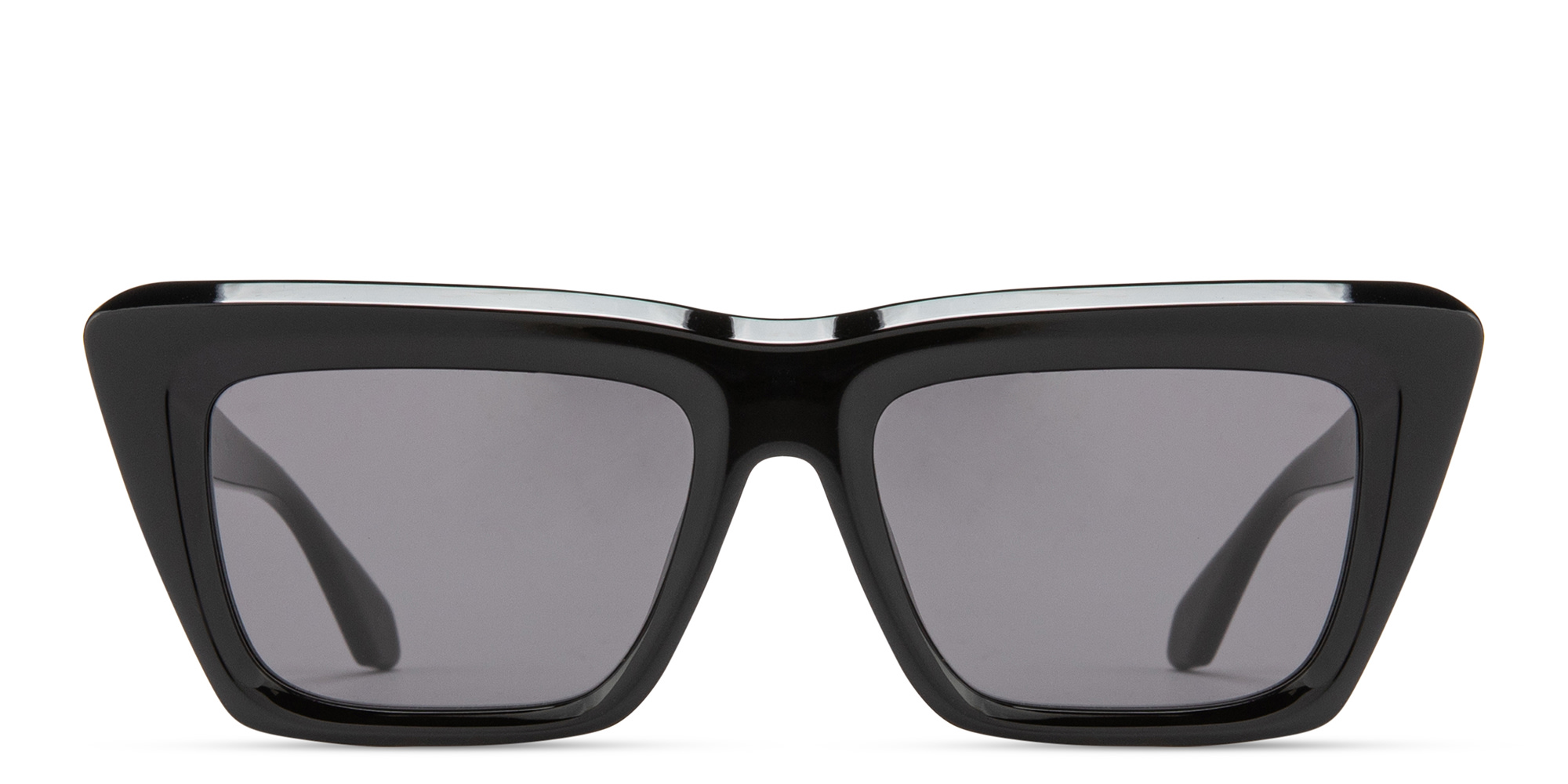 Shop OFF WHITE Hampton Unisex Square Sunglasses in Black online.