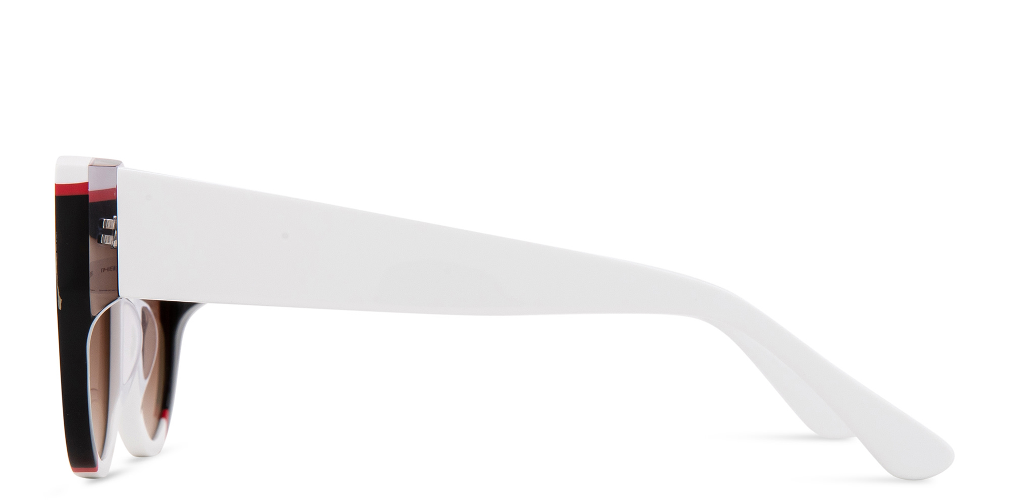 Shop THIERRY LASRY Murdery Cat-Eye Sunglasses in White online.