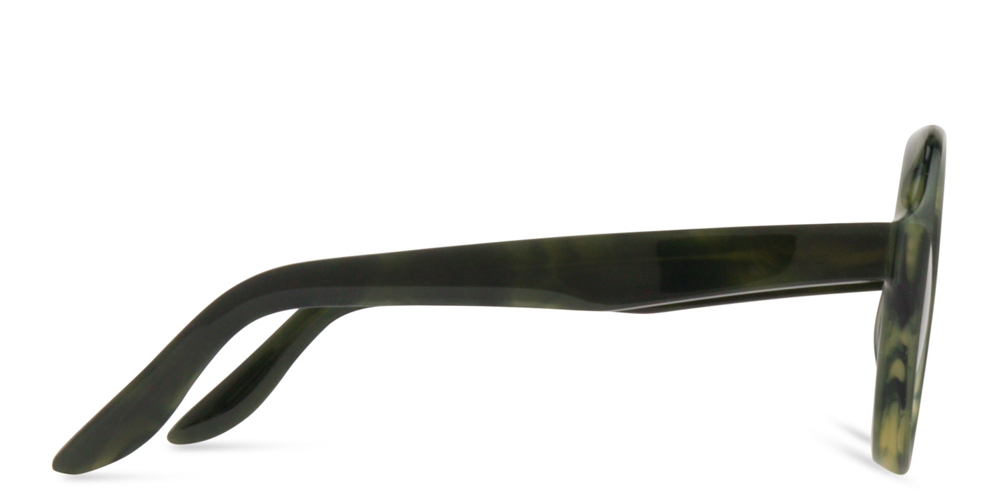 Shop LAPIMA Carlota Oversized Round Sunglasses in Green online.