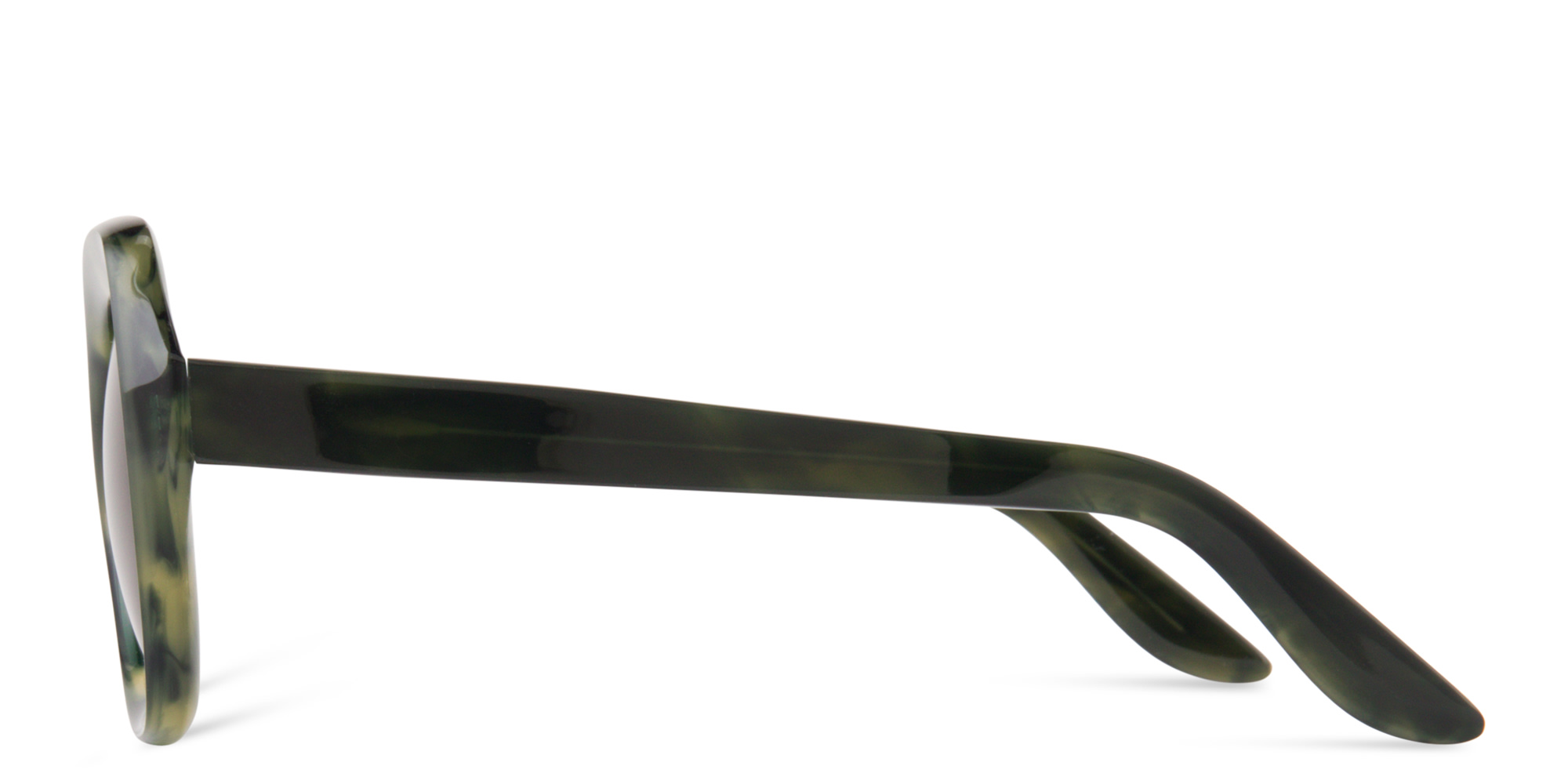 Shop LAPIMA Isabel Square Sunglasses in Green online.
