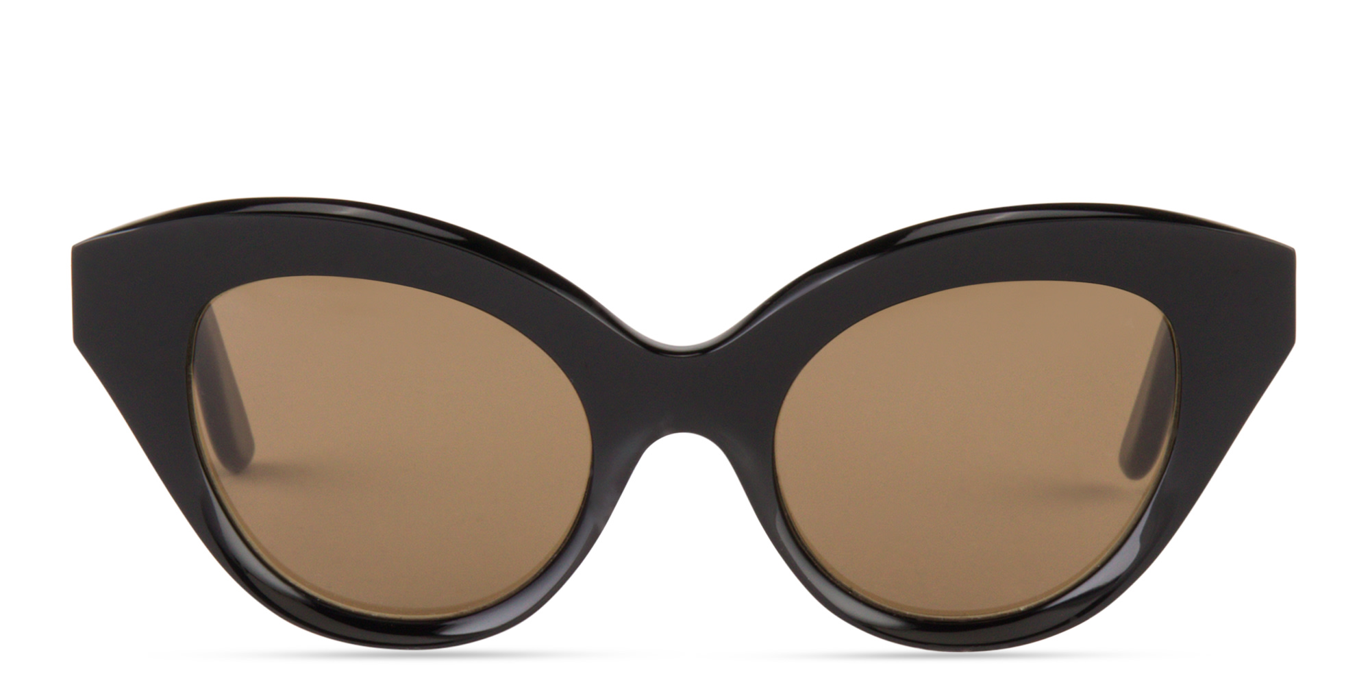 تسوق نظارات شمسية مانويلا طراز كات آي لابيما بلون أسود أونلاين.