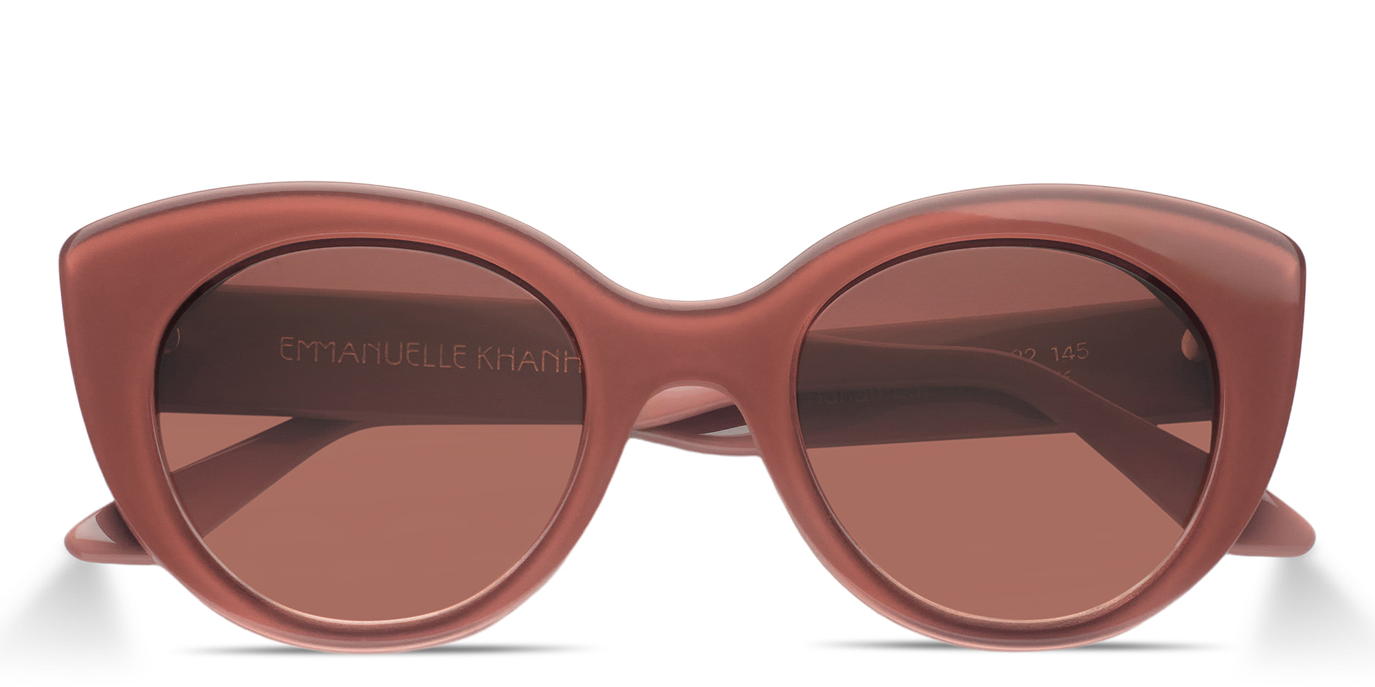 Emmanuelle Khanh Portia Cat-Eye Sunglasses in Havana – Product Photo 1