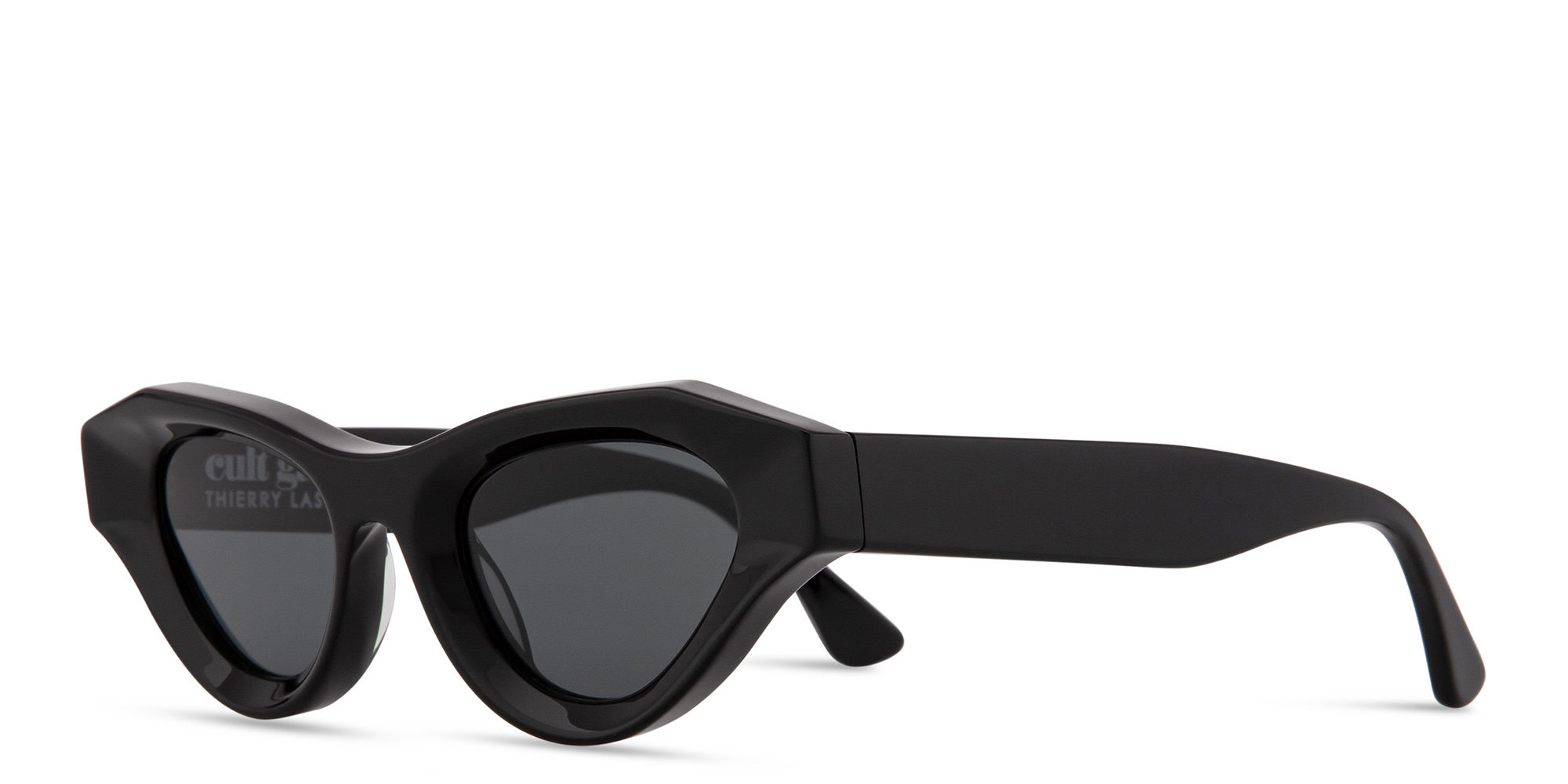 Shop THIERRY LASRY Jaya Cat-Eye Sunglasses in Black online.
