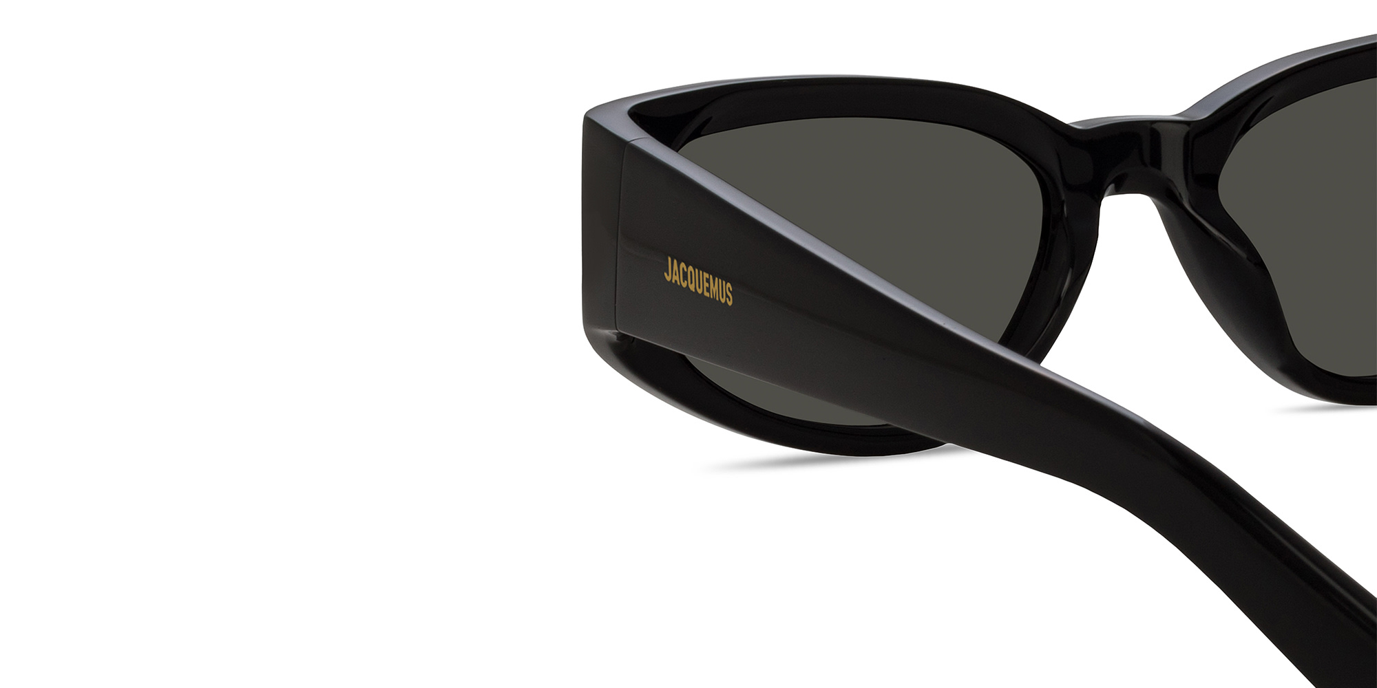 Shop JACQUEMUS Gala Cat-Eye Sunglasses in Black online.